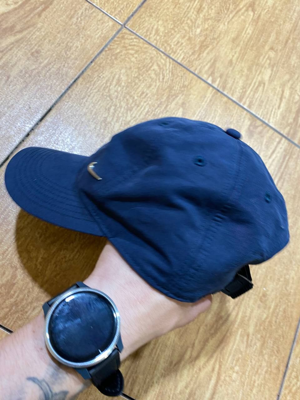 Nike Nike Hats Vintage metal logo Cap Y2K blue streetwear Size ONE SIZE - 8 Thumbnail