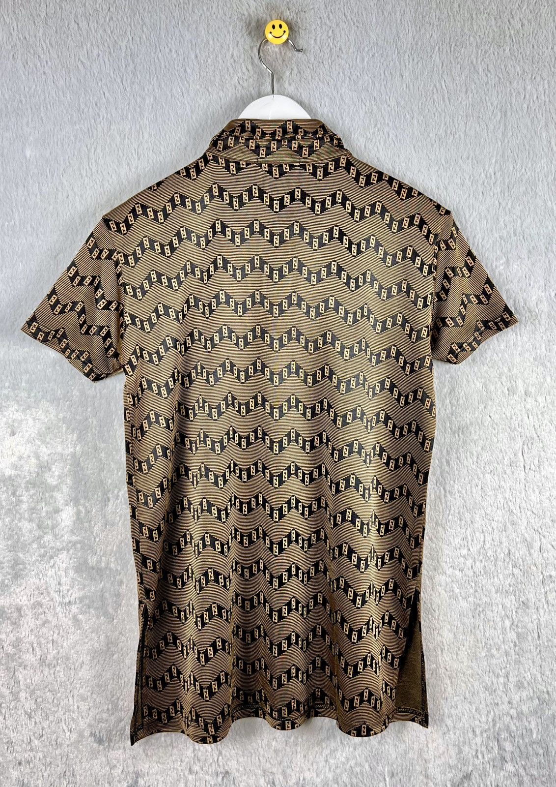 Fendi Fendi zucca polos (vintage) gold/brown tone Size L / US 10 / IT 46 - 5 Thumbnail