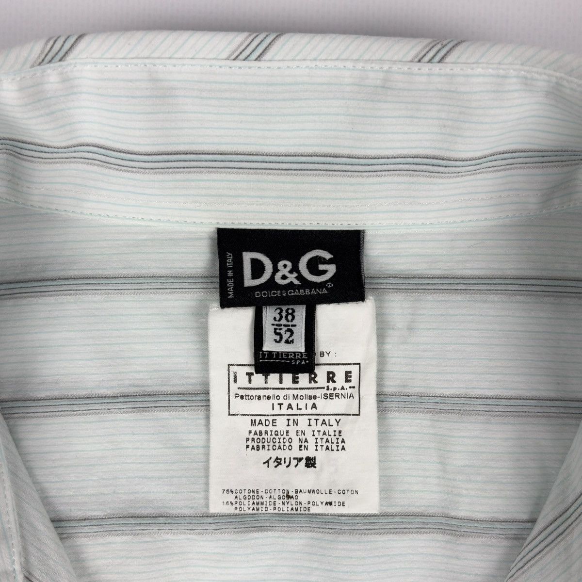 Dolce & Gabbana Dolce & Gabbana Striped Shirt Button up Size US L / EU 52-54 / 3 - 9 Thumbnail
