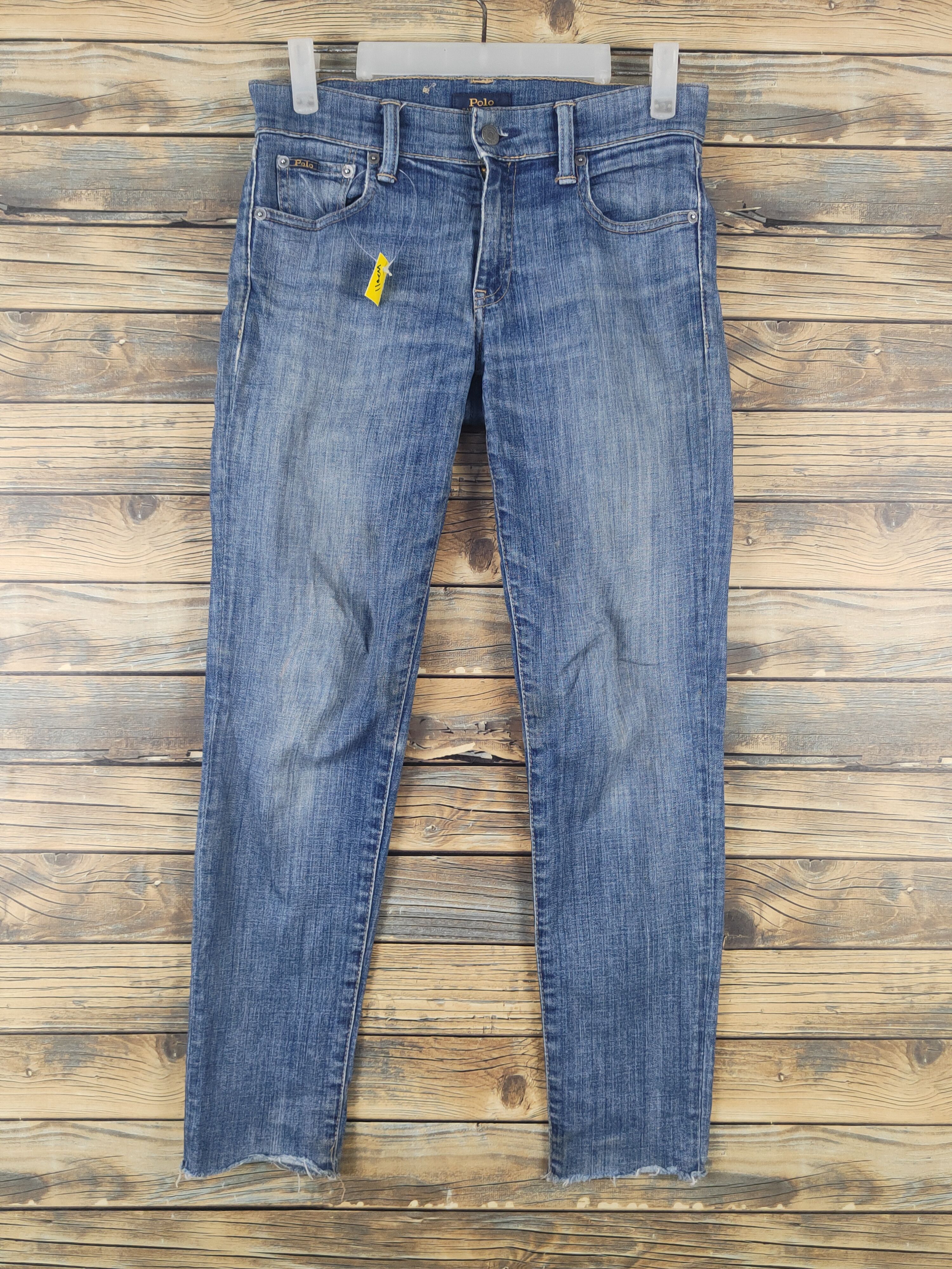 Polo Ralph Lauren Polo Ralph Lauren Blue Distressed Ripped Jeans #W2011 Size 29" - 1 Thumbnail