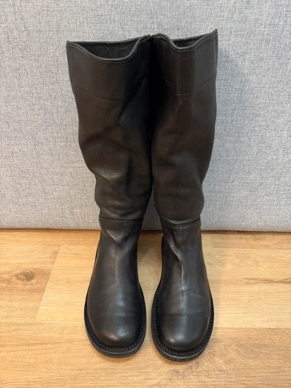 Trippen Trippen Closed Tower Leather high boots black size 38 Size US 8 / IT 38 - 3 Thumbnail