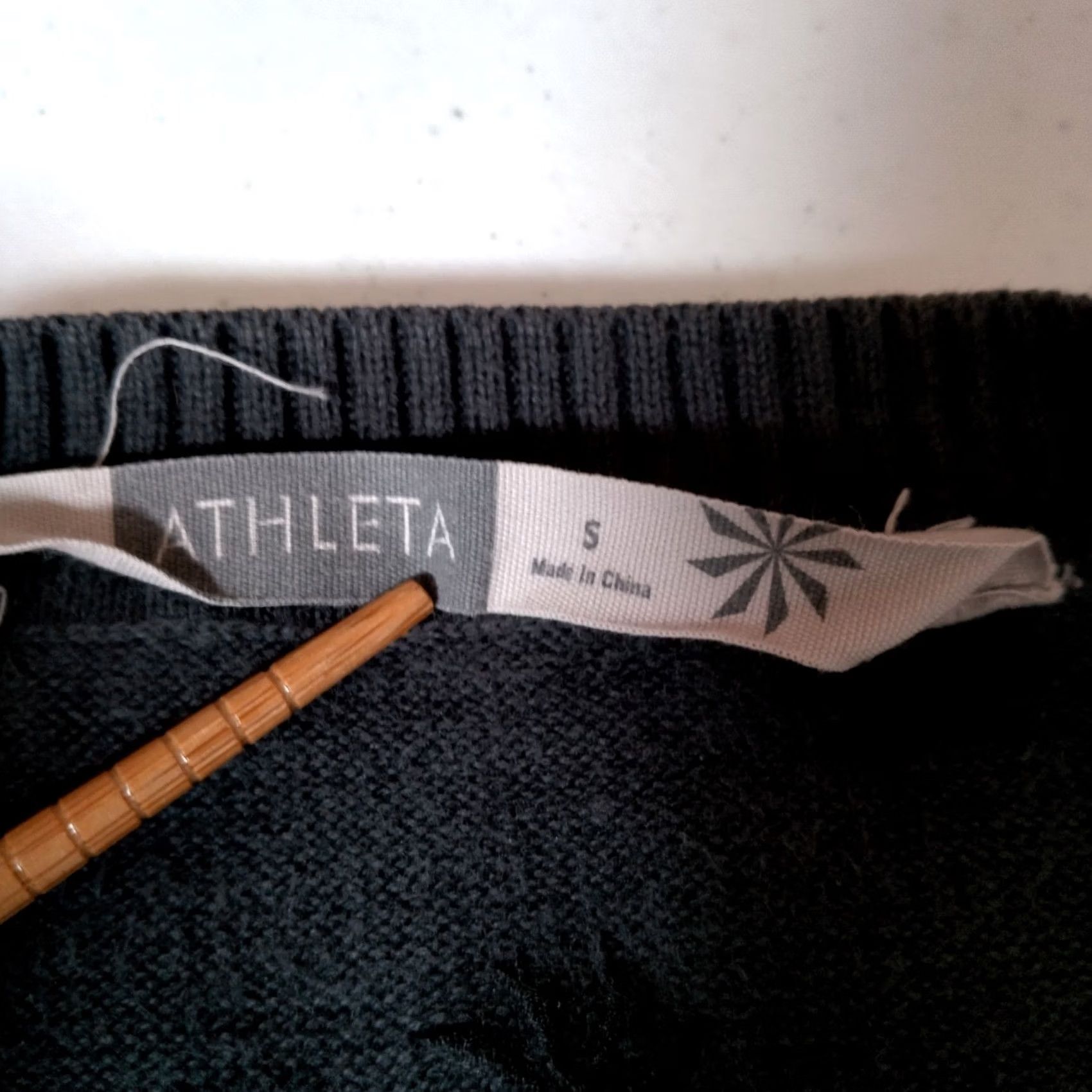 Athleta Athleta Sweater Women S Slim Thermal Knit Gray Size S / US 4 / IT 40 - 4 Thumbnail