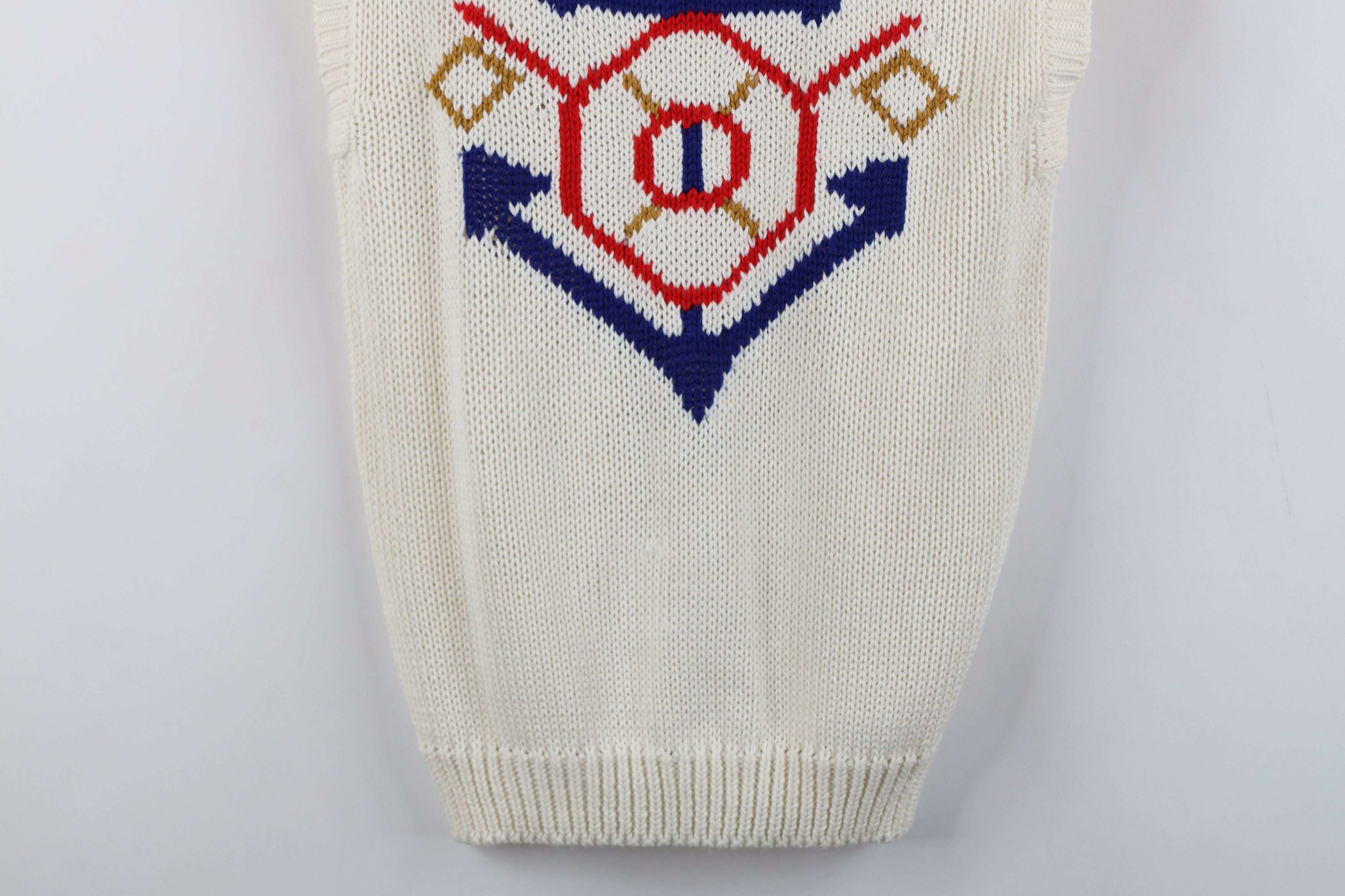 Vintage Deadstock Vintage 80s 90s Streetwear Anchor Sweater Vest Size L / US 10 / IT 46 - 3 Thumbnail