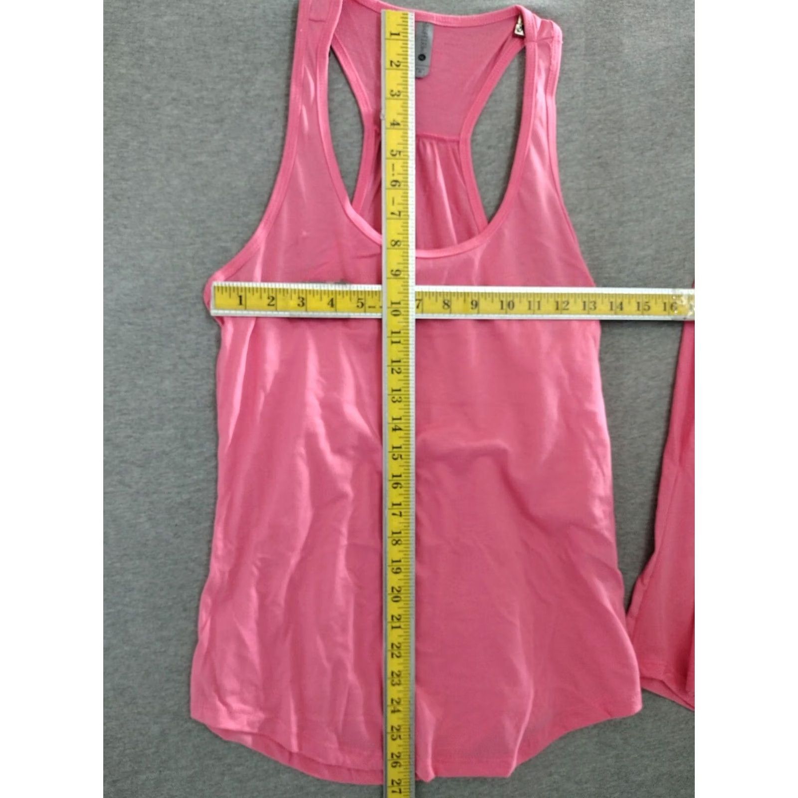 Next Level Next Level Women's Racerback Athletic Tank Top Shirt Pack of 3 Size M Pink Size M / US 6-8 / IT 42-44 - 4 Thumbnail