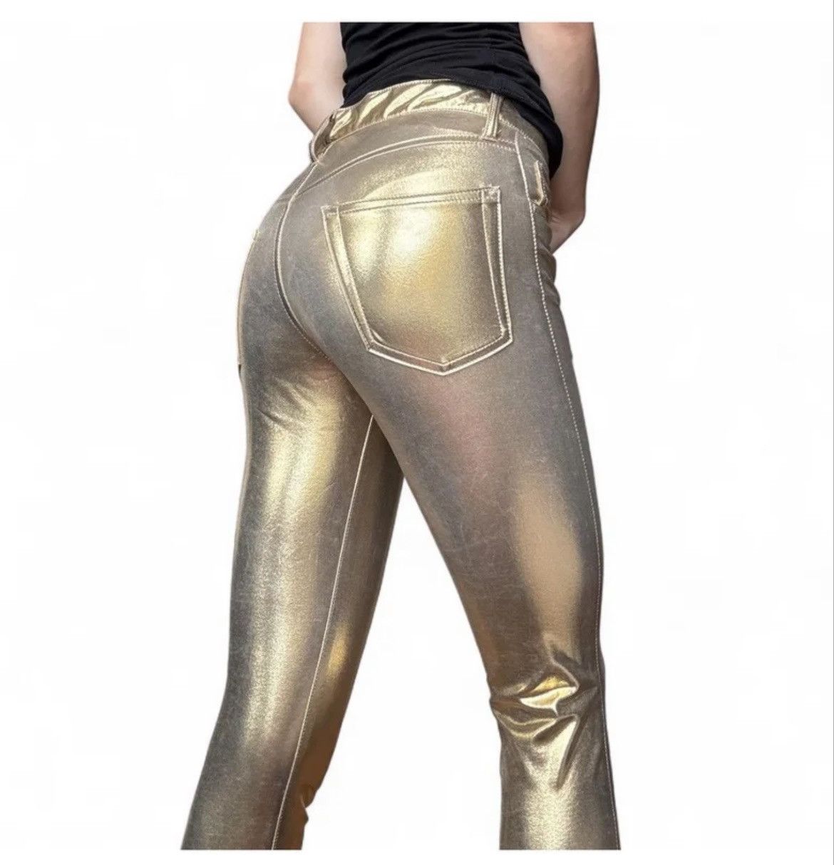 Junya Watanabe x Comme des Garcons Gold Metallic Pants