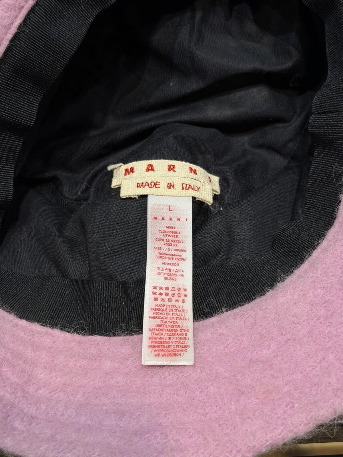 Marni Marni Pink Fur Bucket Hat 100% Authentic (Size Large) Size ONE SIZE - 8 Thumbnail