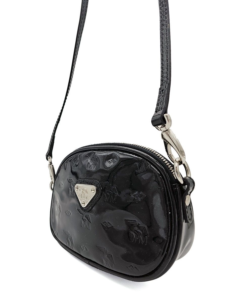 Maison Mollerus Maison Mollerus Black Patent Leather Crossbody Bag Size ONE SIZE - 5 Thumbnail