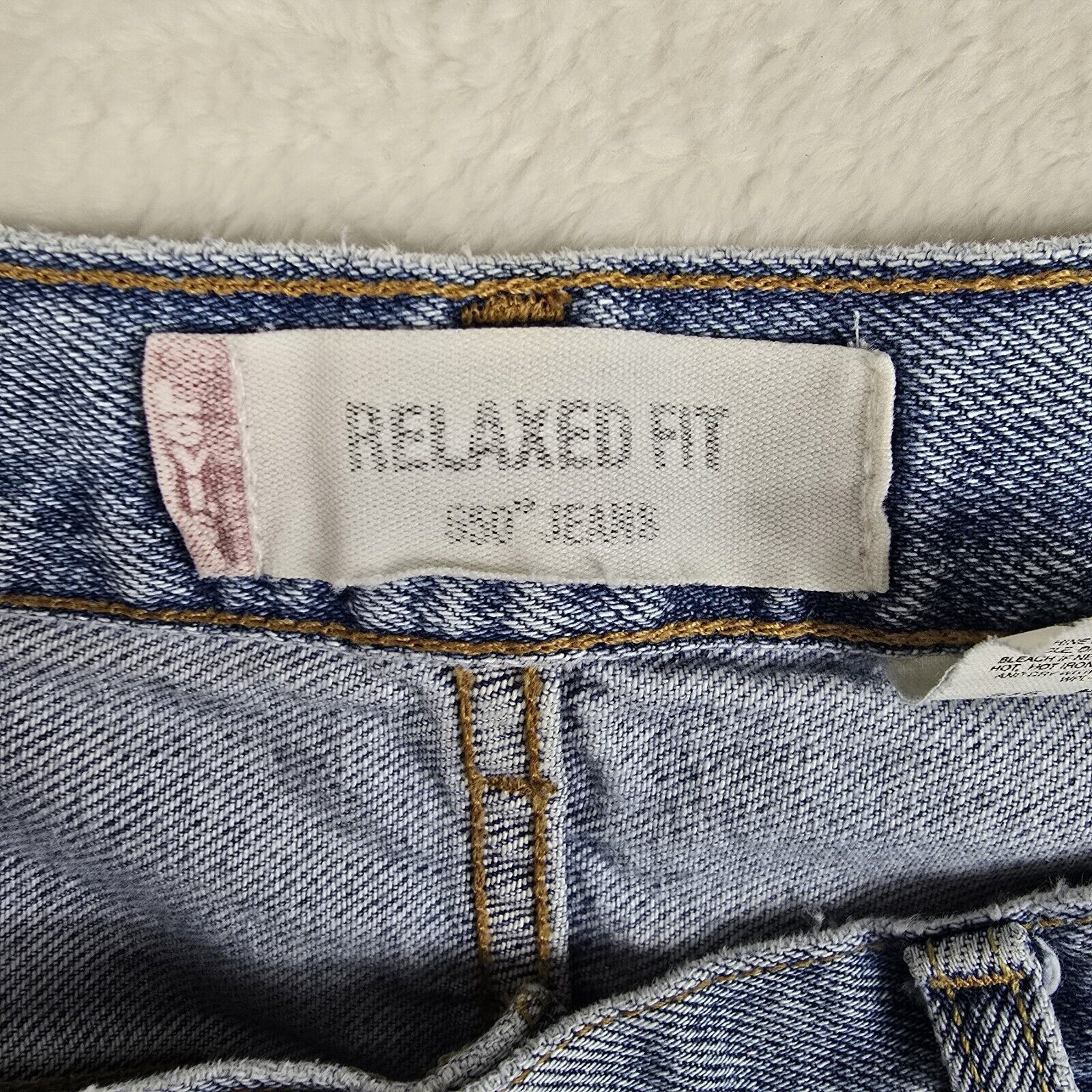 Levi's Vintage Levis 550 Jeans 38 x 30 Stonewash Tapered Blue Denim Size US 38 / EU 54 - 8 Thumbnail