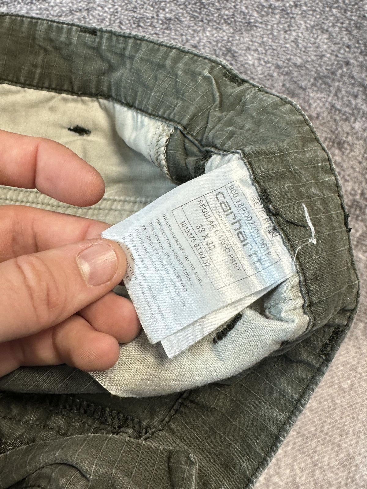 Carhartt × Vintage Y2K Carhartt Casual Cargo Pants Aviation Pant Streetwear 33 Size US 33 - 8 Thumbnail