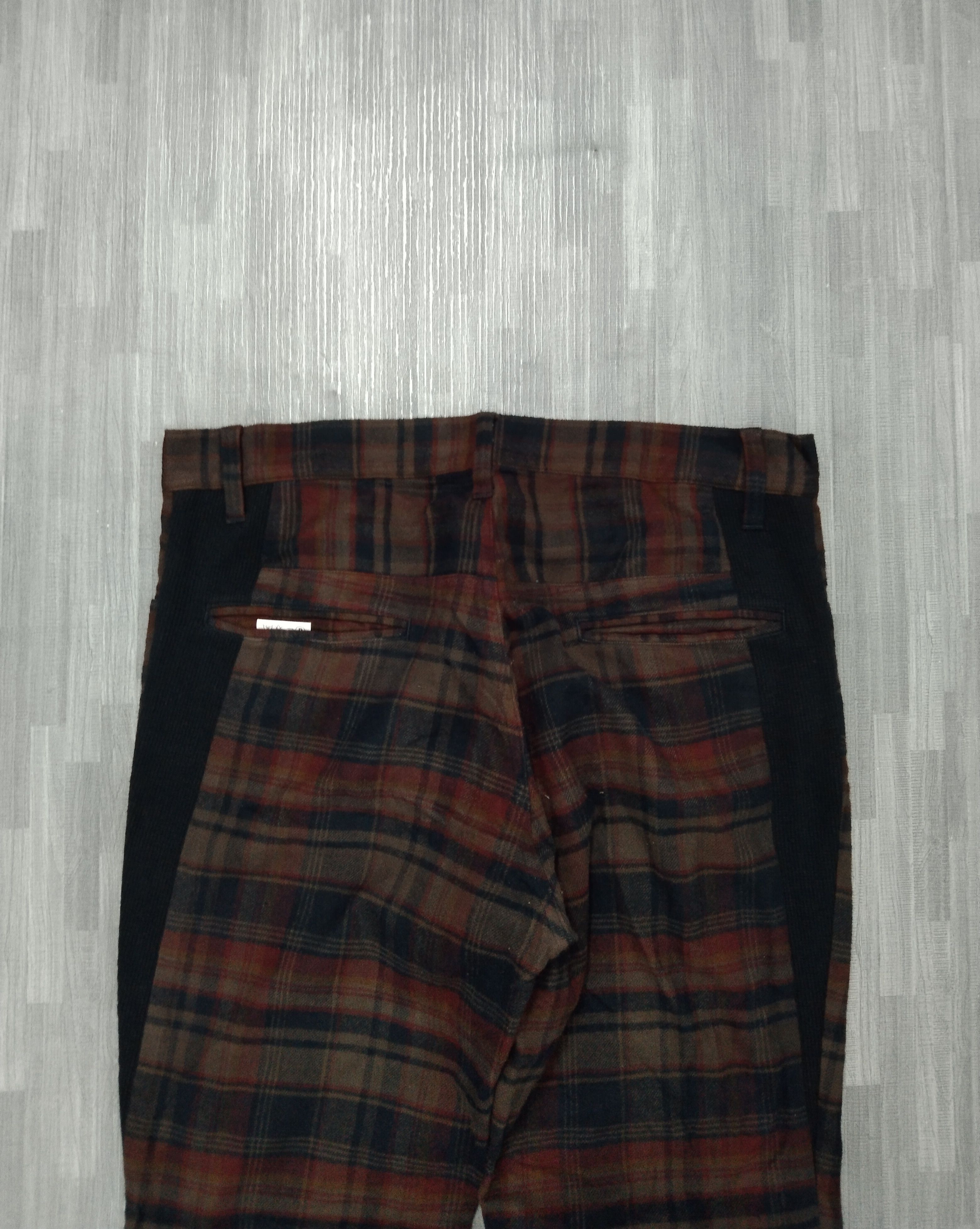Y's × Yohji Yamamoto Y's TARTAN PANTS Size 29" - 5 Thumbnail