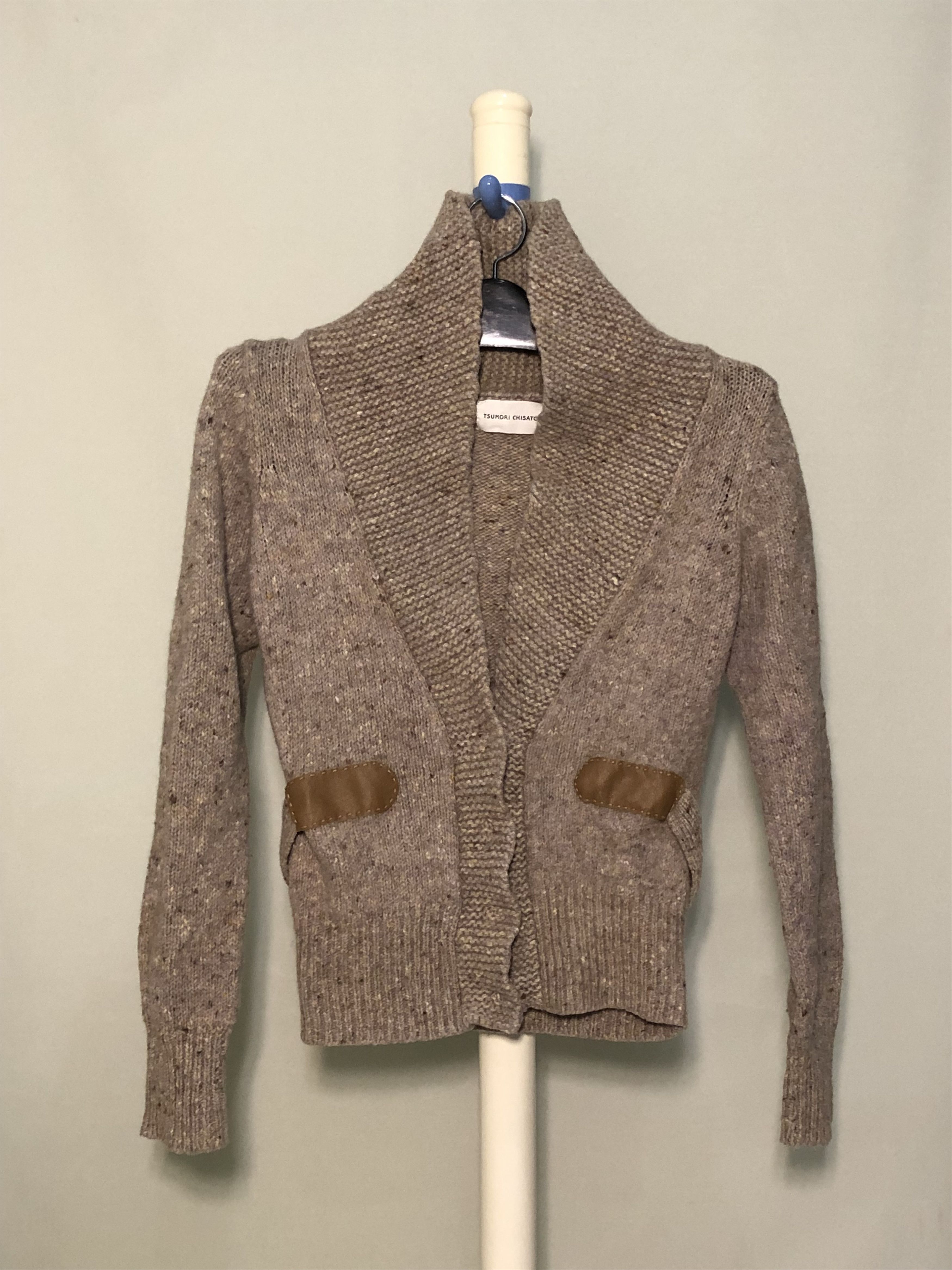 Tsumori Chisato Tsumori Chisato Japanese Designer Tweed Knit Cardigan Size S / US 4 / IT 40 - 1 Thumbnail