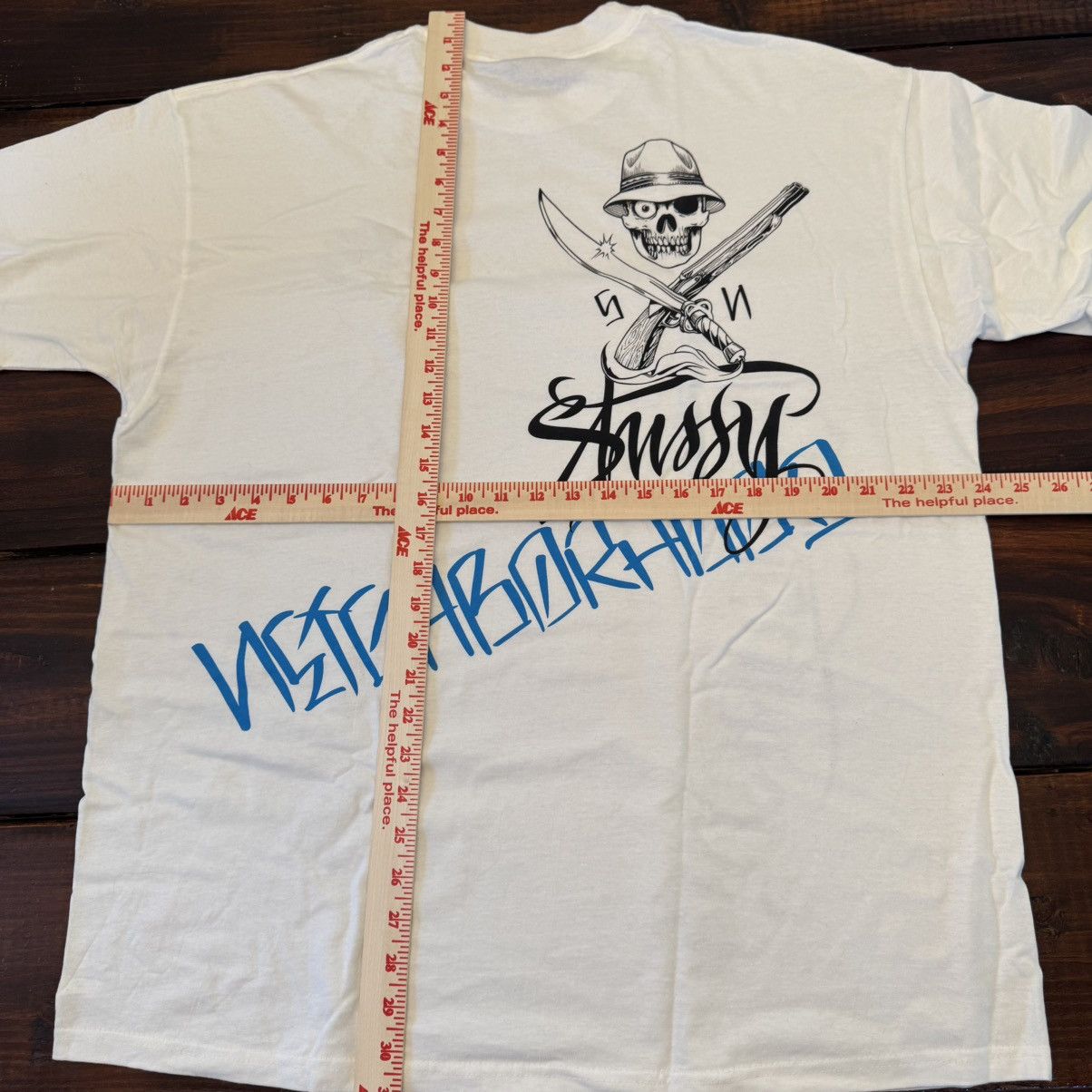 Neighborhood × Stussy Vintage Stussy x Neighborhood Boneyards Tee Shirt Size US XL / EU 56 / 4 - 6 Thumbnail