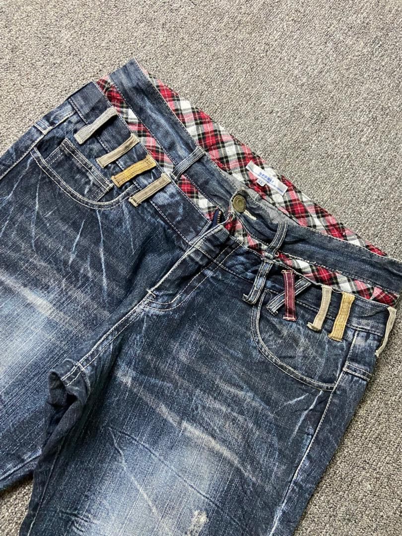 Japanese Brand Roddie Brand Capri Denim Jeans with Double Waist (184) Size US 34 / EU 50 - 11 Thumbnail