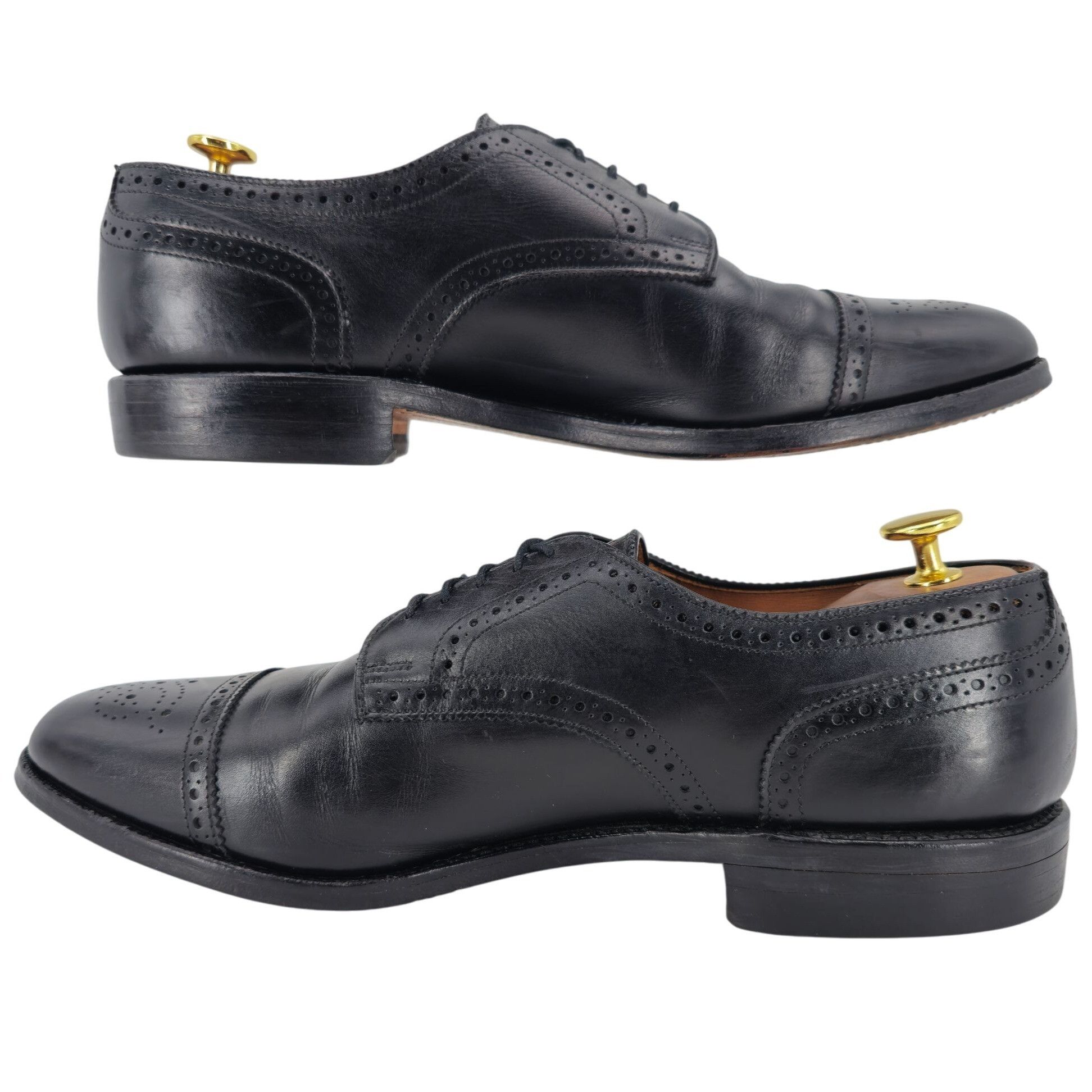 Allen Edmonds Vintage Allen Edmonds Dress Shoes Men's 10.5D Black Leather Size US 10.5 / EU 43-44 - 10 Thumbnail