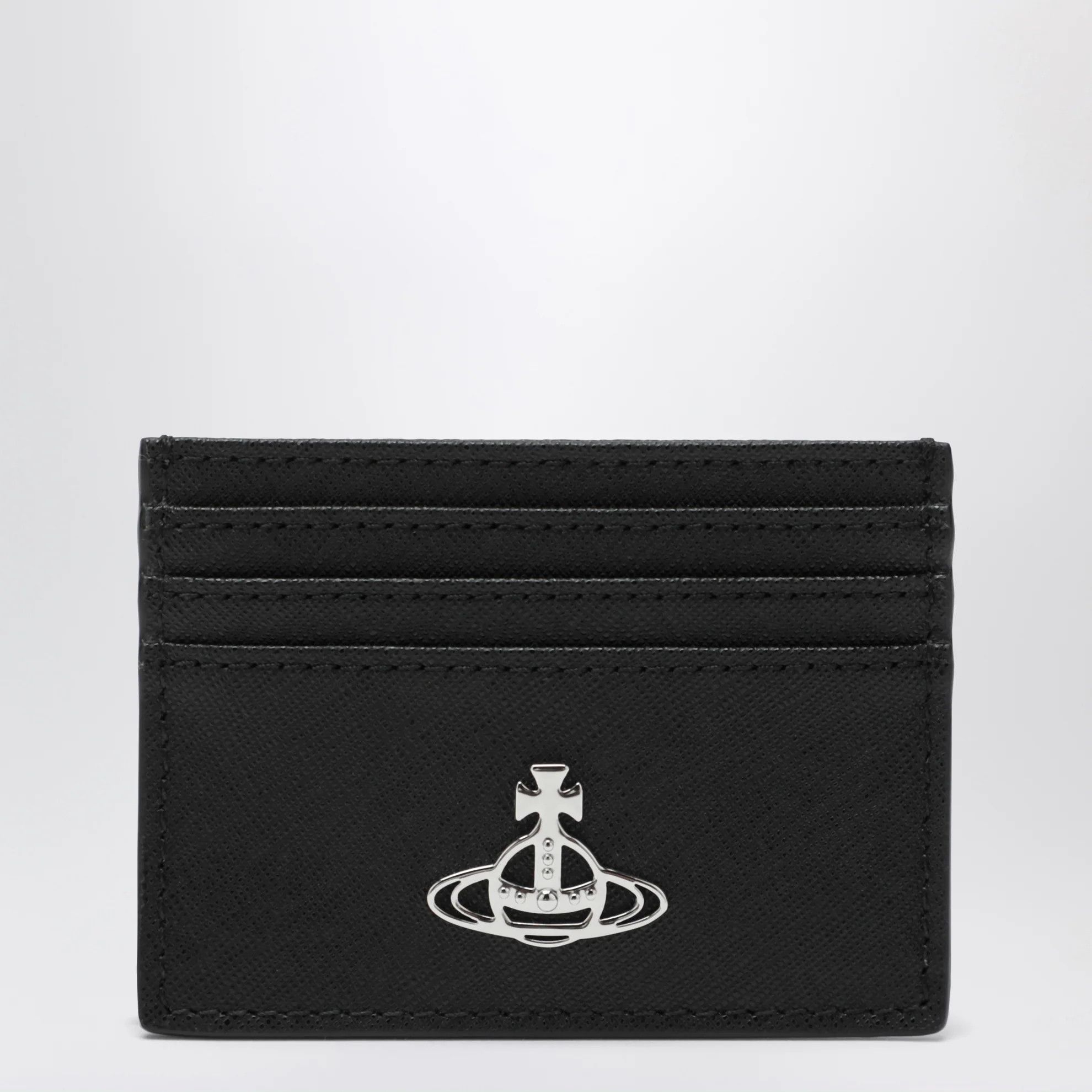 Vivienne Westwood o1d2blof0526 Size: OS / Leather Flat Card Holder in Black Size ONE SIZE - 1 Thumbnail