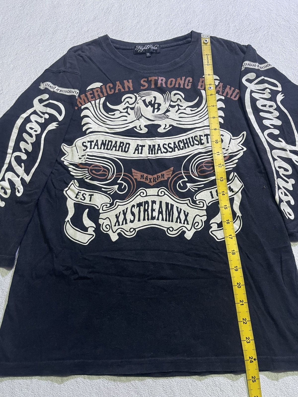 Hysteric Glamour Y2K NIGHT RIDER long tshirt vintage style Size US M / EU 48-50 / 2 - 9 Thumbnail