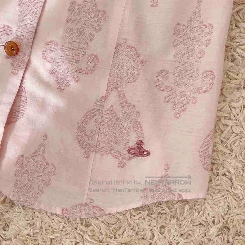 Vivienne Westwood Vivienne Westwood Pink Shirt with Ribbon Size L / US 10 / IT 46 - 3 Thumbnail