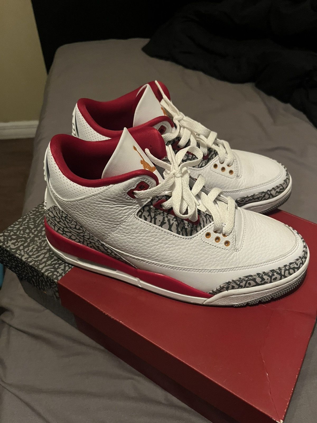 Jordan Brand Jordan 3 retro Cardinals Size US 8.5 / EU 41-42 - 4 Thumbnail