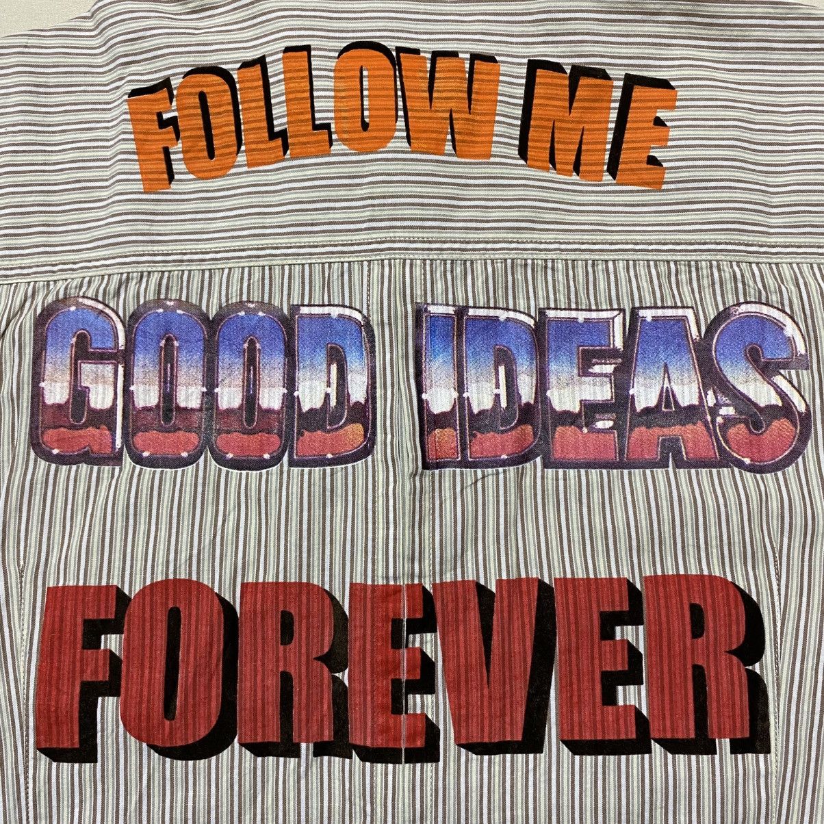 Dolce & Gabbana Vintage Dolce & Gabbana Follow Me Good Ideas Forever Shirt Size US M / EU 48-50 / 2 - 6 Thumbnail