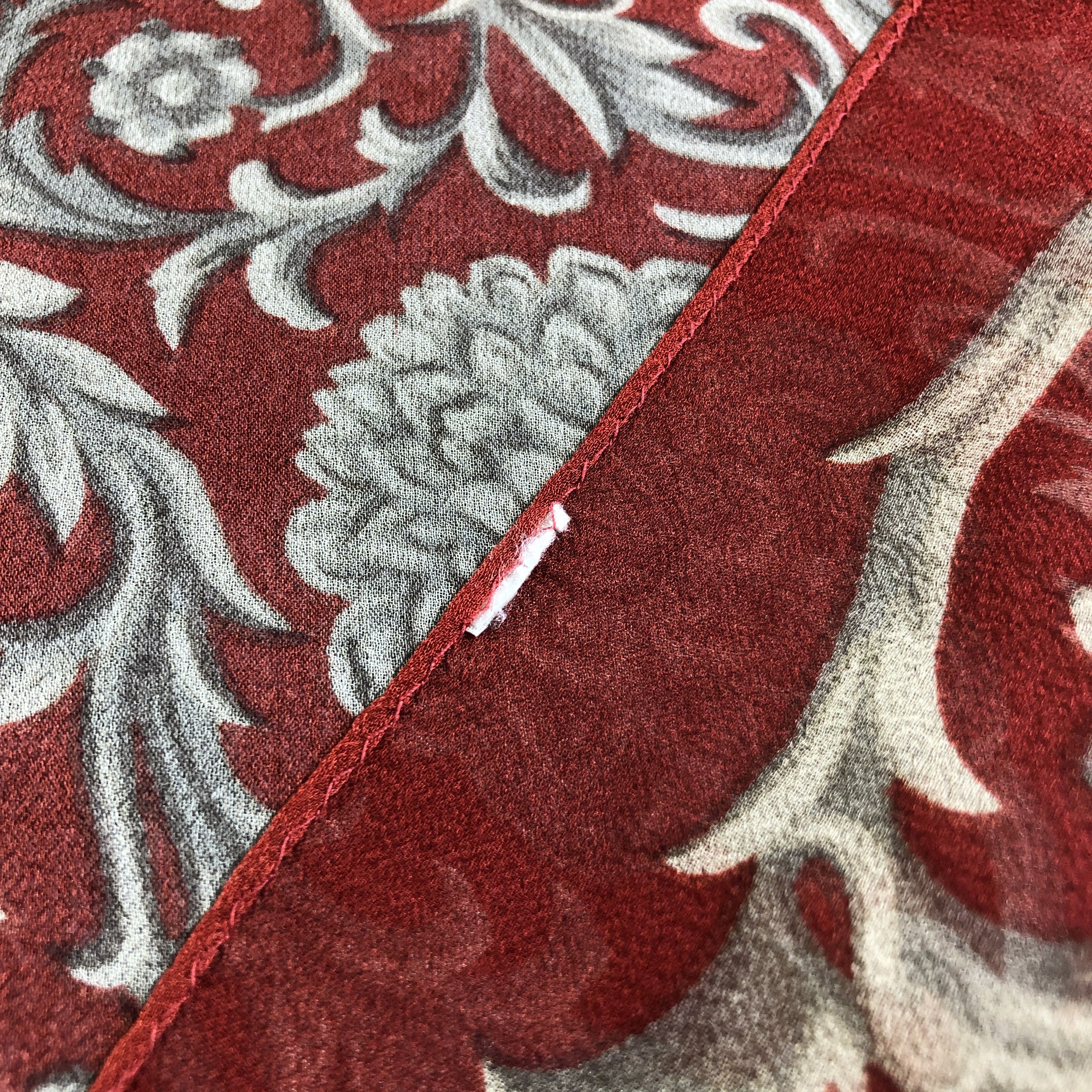 Vintage Unknown Baroque Luxuryd Silk Scarf M1038 Size ONE SIZE - 4 Thumbnail
