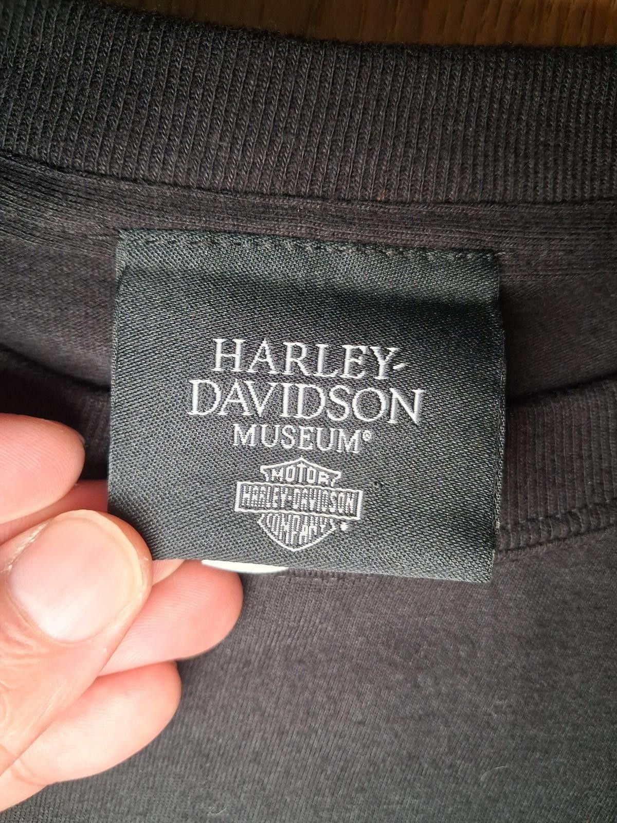 Harley Davidson Harley Davidson Museum Long Sleeve Shirt 2XL Black Cotton Size US XXL / EU 58 / 5 - 2 Thumbnail