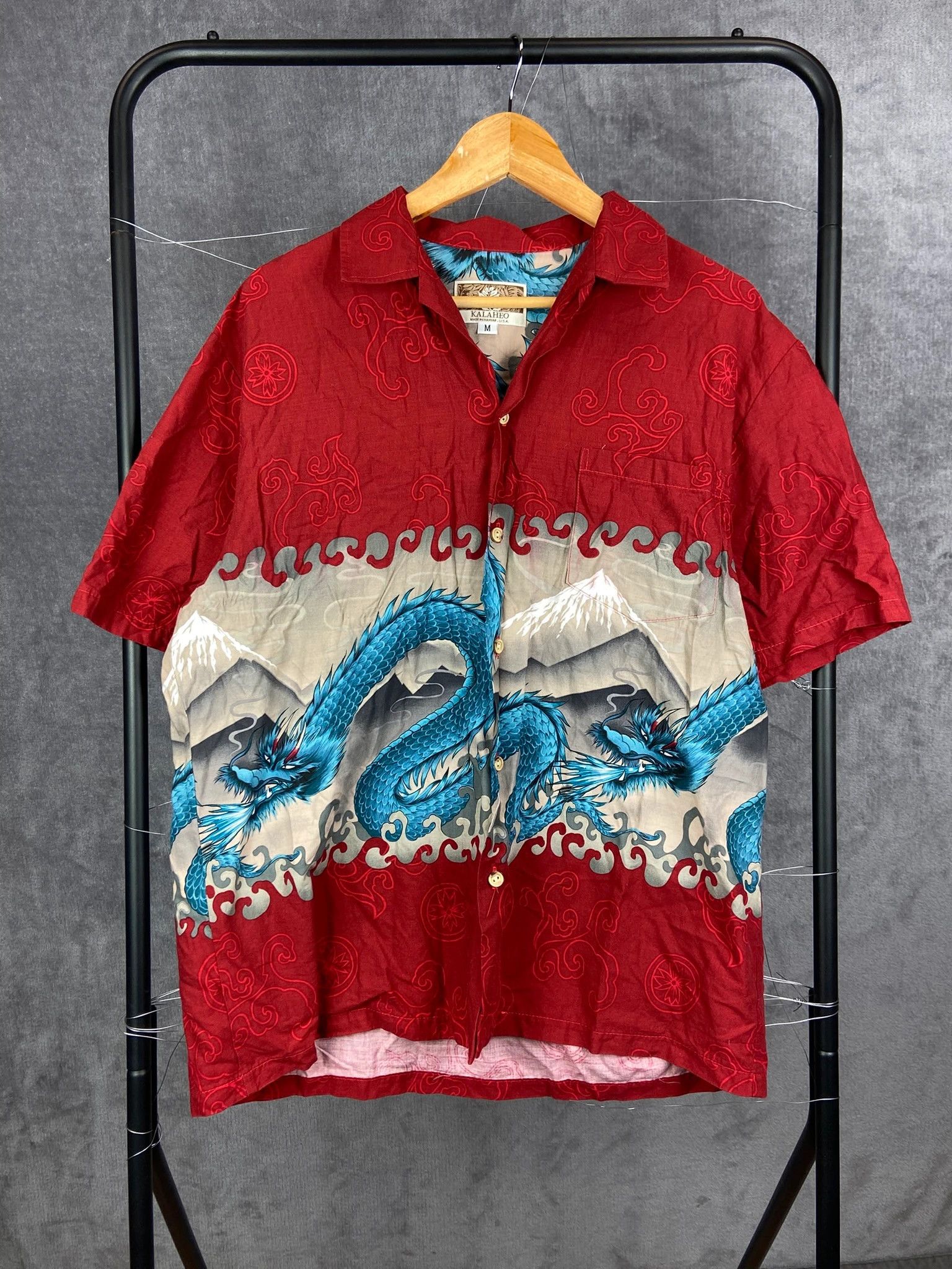 Kalaheo Kalheo Red Shirt M Classic Vintage Casual Size US M / EU 48-50 / 2 - 1 Thumbnail