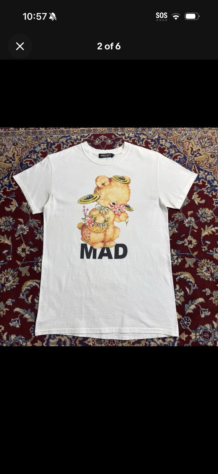Undercover Jun Takahashi’s MAD UFO Bear Tee Size US S / EU 44-46 / 1 - 2 Thumbnail