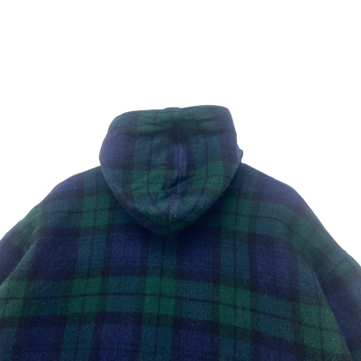 Polo Ralph Lauren Vtg PRL Checkered Plaid Tartan Wool Heavy Coat Size US L / EU 52-54 / 3 - 11 Thumbnail