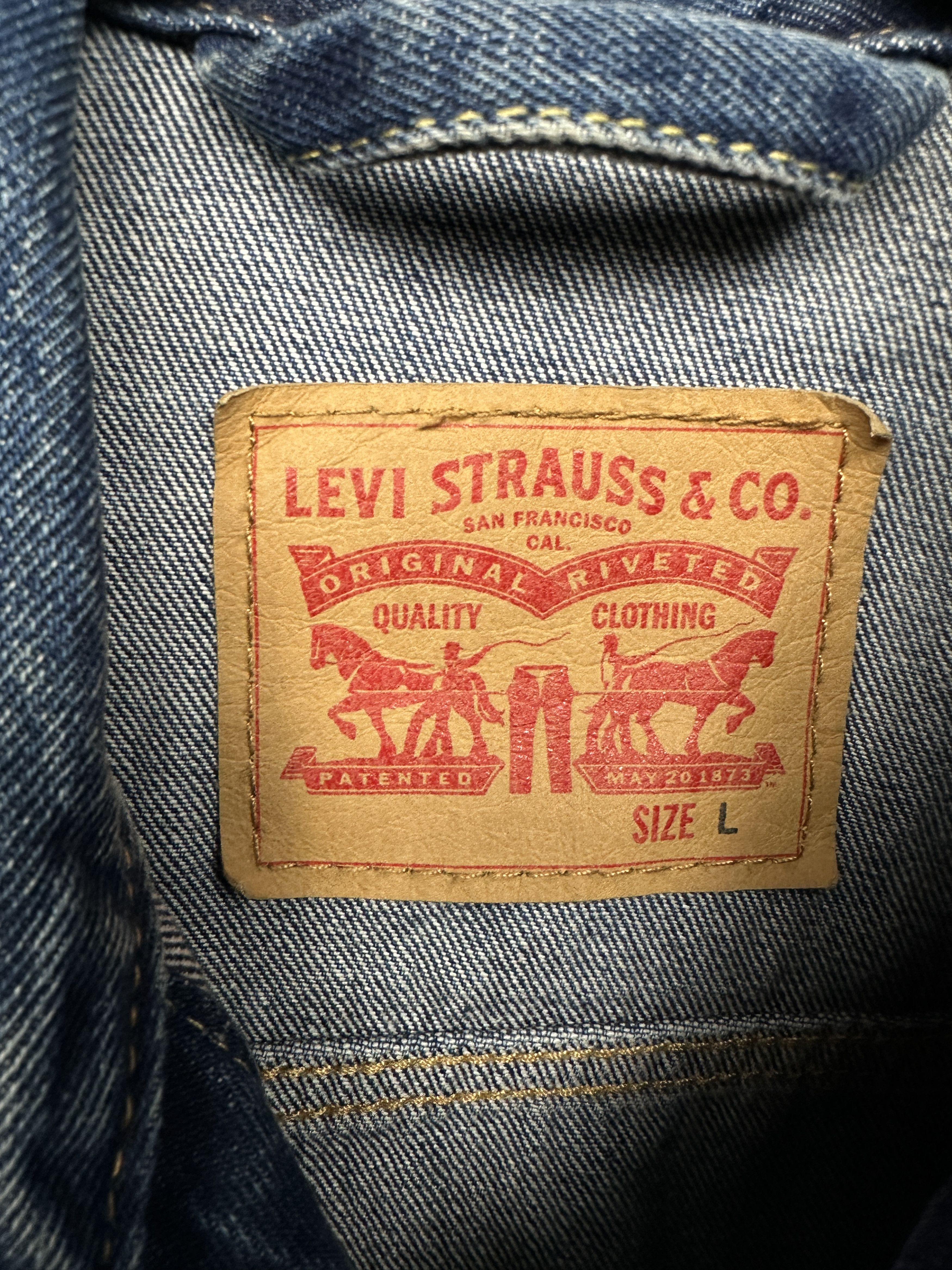 Levi's Levi's Vintage Mens Denim Jacket Size US L / EU 52-54 / 3 - 4 Thumbnail