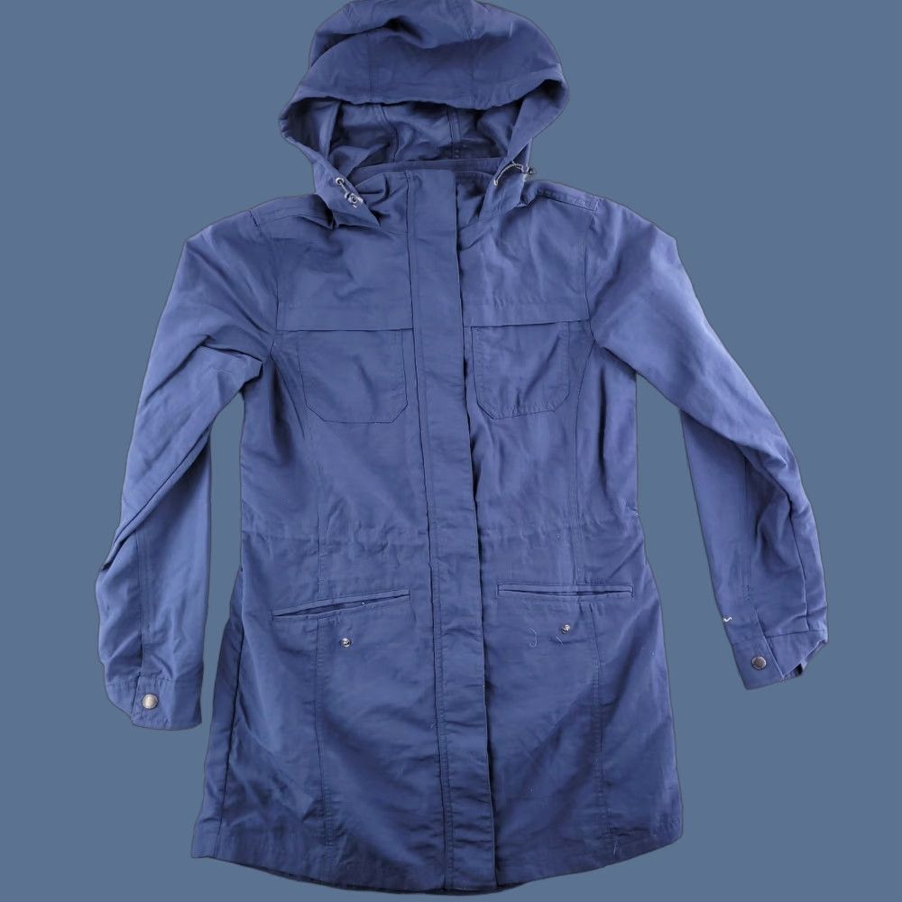 Eddie Bauer Eddie Bauer Parka Coat Womens Small Blue Nylon Adventurer Long Jacket/Coat Size S / US 4 / IT 40 - 1 Thumbnail