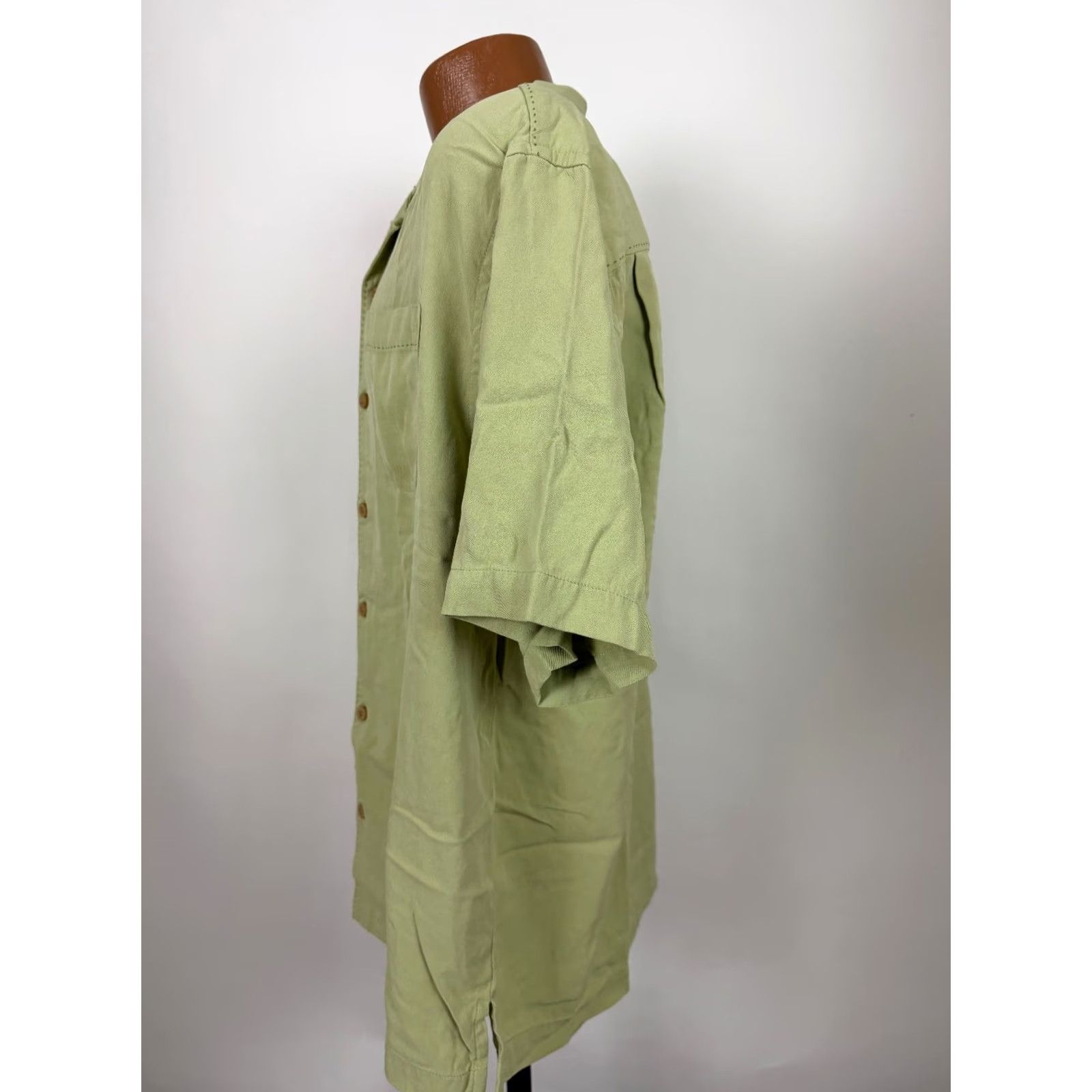 Tommy Bahama Tommy Bahama Shirt Men Large Silk Minimal Camp Collar Hawaiian Contrast Stitch Size US L / EU 52-54 / 3 - 5 Thumbnail