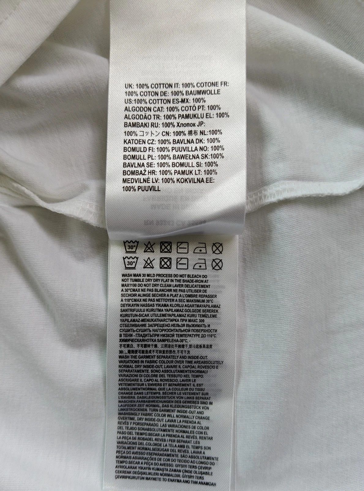 Diesel DIESEL White T-Shirt With Logo Patch FTP 4102 Size US L / EU 52-54 / 3 - 7 Thumbnail