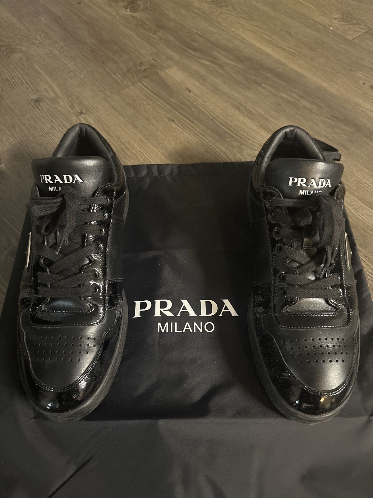 Prada Prada DownTown Leather Size US 11 / EU 44 - 4 Thumbnail