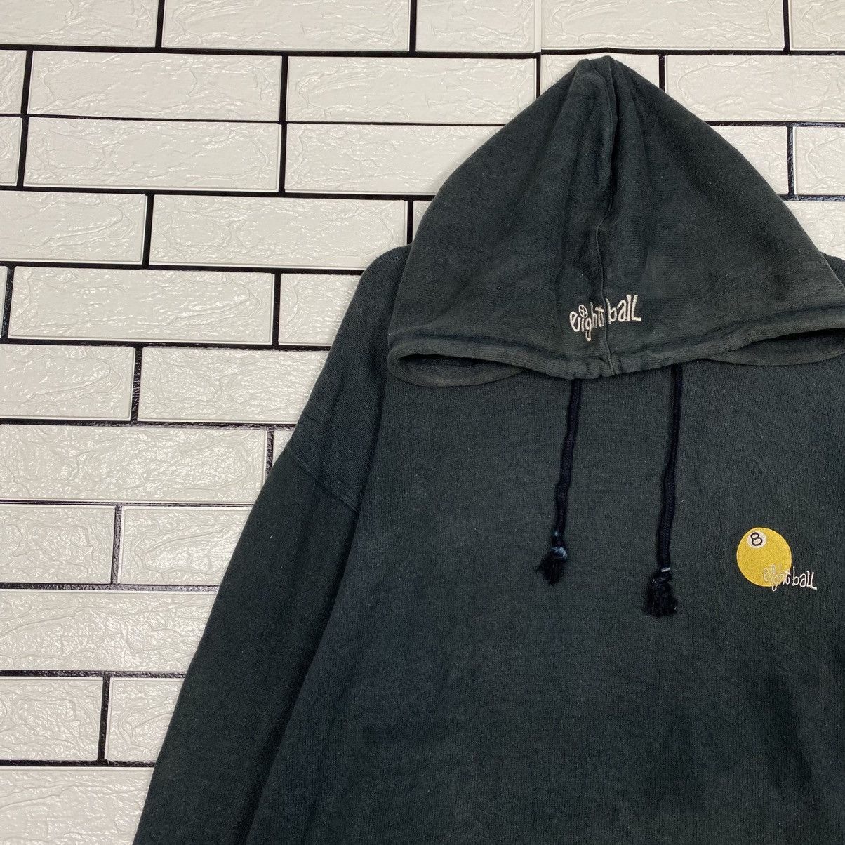 Vintage 📌Vintage Hoodie Anorak Pull Over 8 Eight Balls Streetwear Size US M / EU 48-50 / 2 - 8 Thumbnail