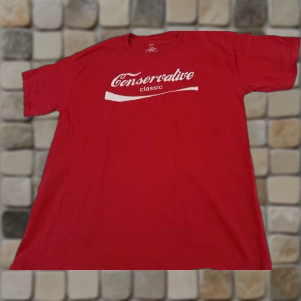 Hanes VINTAGE Hanes T-Shirt Red M Adult Unisex Crew Neck Short Sleeve Cotton Canvas 1990s Classic Funny mr right Size US M / EU 48-50 / 2 - 1 Thumbnail