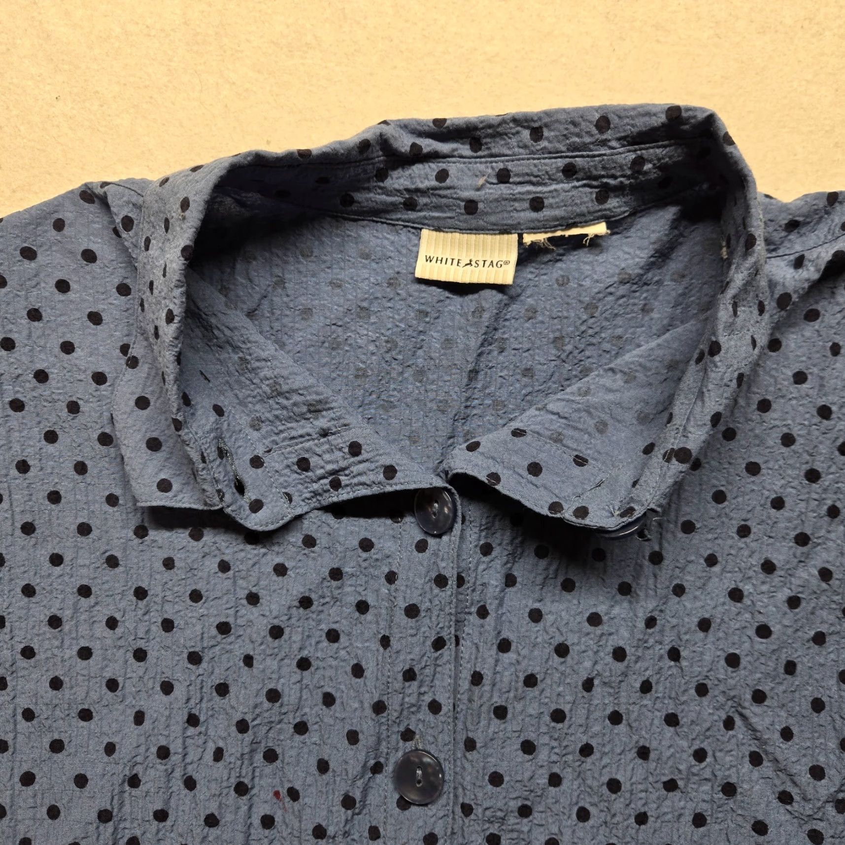 Vintage White Stag Shirt Button-Up Blue Long Sleeve Casual Women XL Vintage No Size XL / US 12-14 / IT 48-50 - 2 Thumbnail