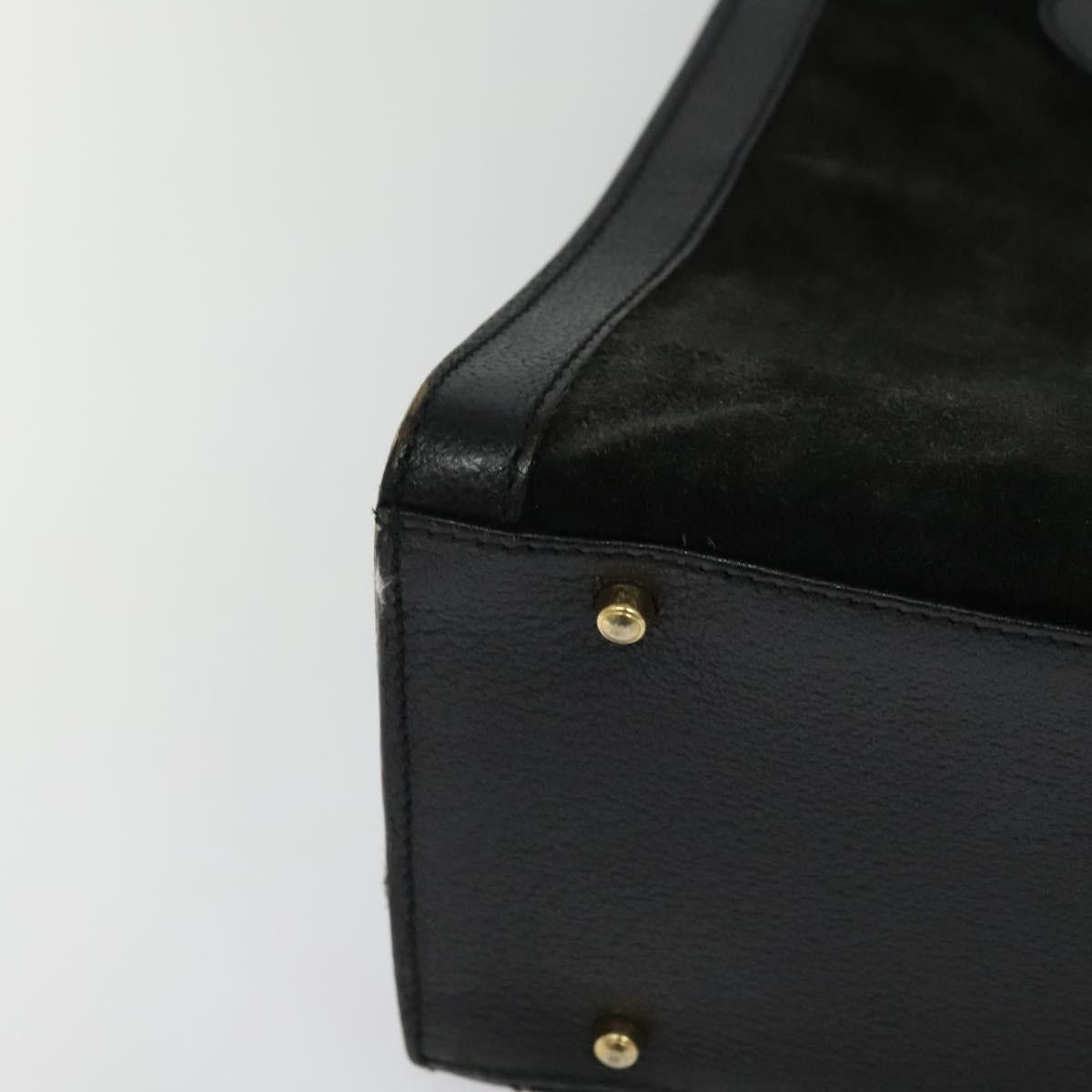 Gucci GUCCI Bamboo Tote Bag Suede Leather Black Gold 002 1186 002 Size ONE SIZE - 10 Thumbnail