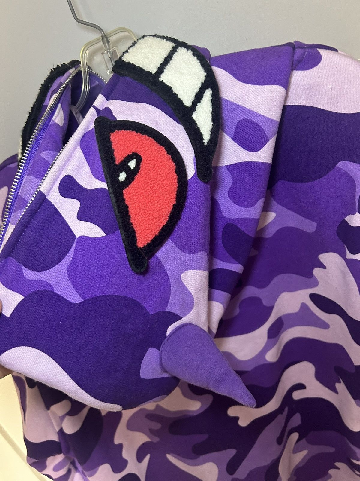 Kanto Starter Kanto Starter Gengar purple camo full zip with velcro face Size US XL / EU 56 / 4 - 5 Thumbnail