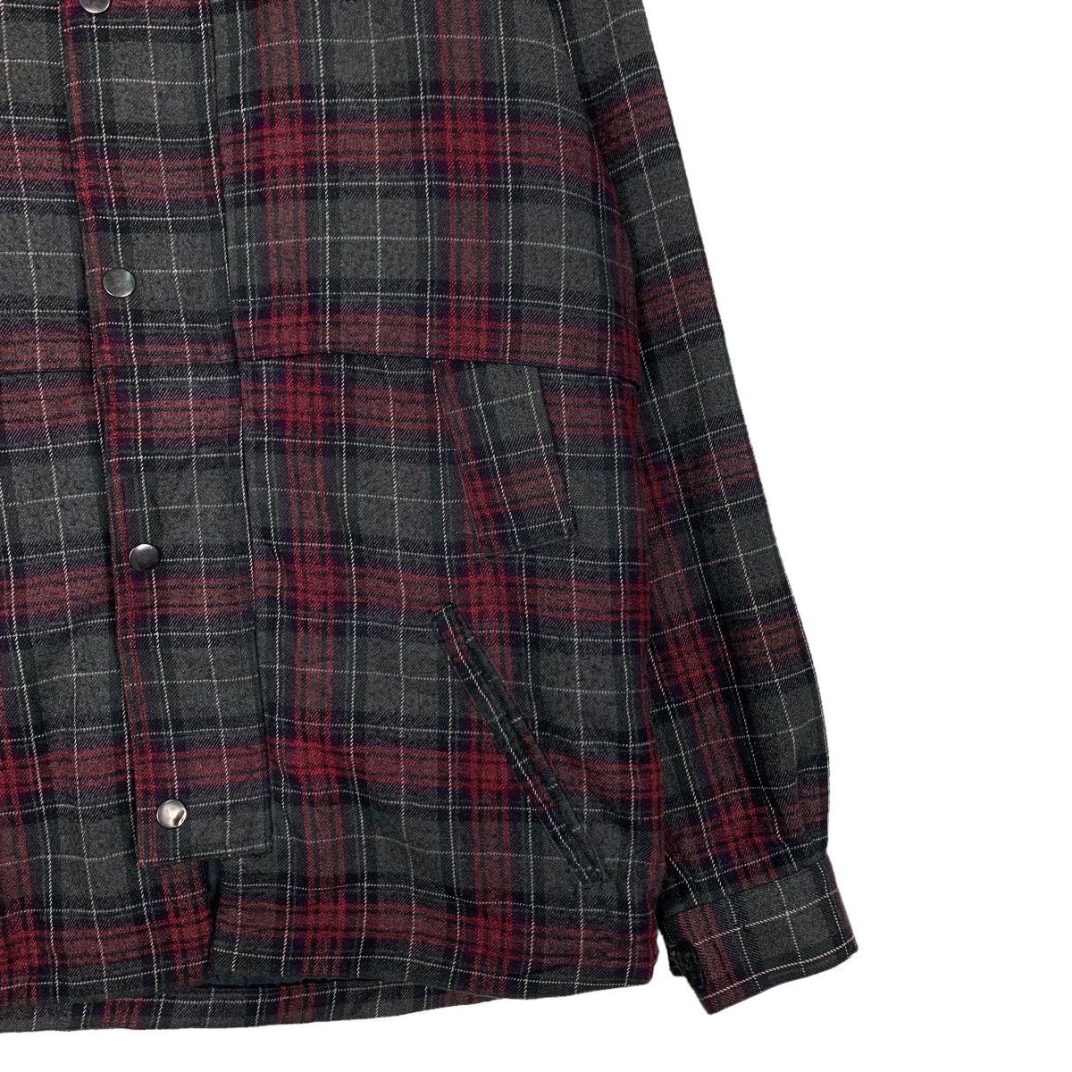Japanese Brand PIRATES Tartan Checked Plaid Hoodie Jacket #0074-C5 Size US M / EU 48-50 / 2 - 5 Thumbnail