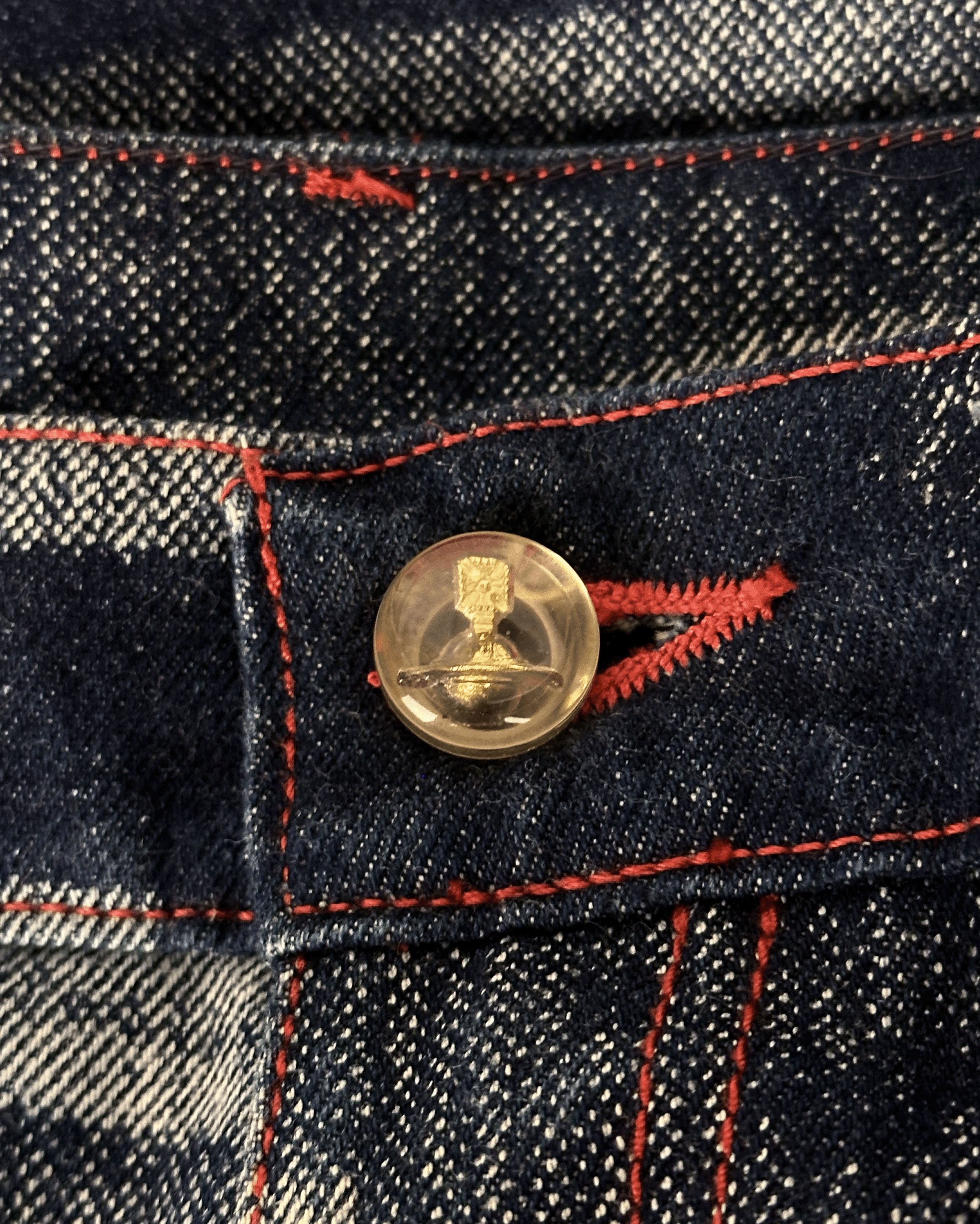 Vivienne Westwood Vivienne Westwood Rolls Royce Print Jeans Size US 30 / EU 46 - 11 Thumbnail