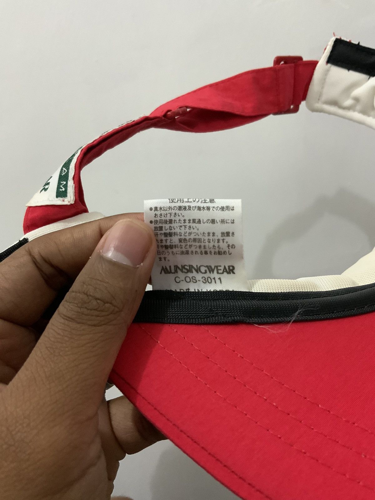 Japanese Brand Vintage Munsing Wear Grand Slam Visor Hat Size ONE SIZE - 14 Thumbnail