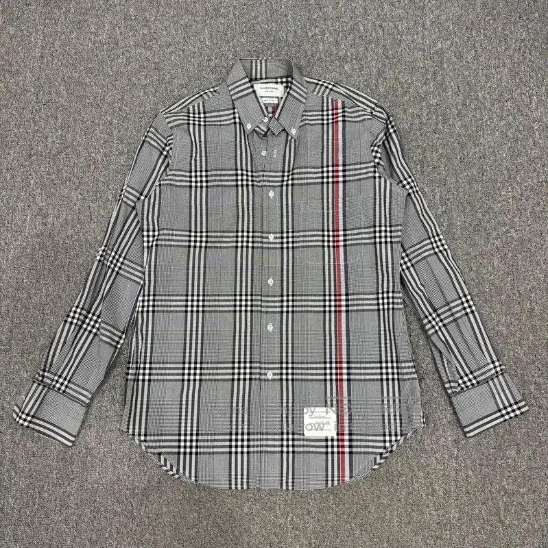 Thom Browne Thom Browne Gray Cotton Men's Shirt . Size US M / EU 48-50 / 2 - 1 Thumbnail