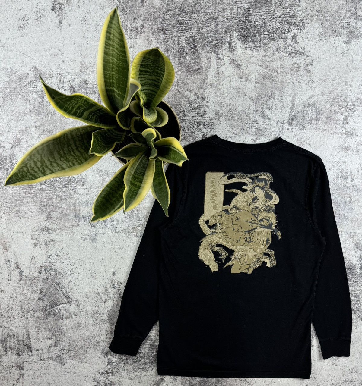 Maharishi Maharishi Dragon Journey Jersey Longsleeve T Shirt Tee Size US S / EU 44-46 / 1 - 1 Thumbnail