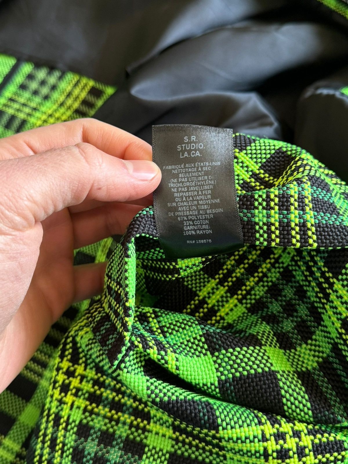 Sterling Ruby 2020 Runway Debut Green Weave Coat Size US L / EU 52-54 / 3 - 12 Thumbnail