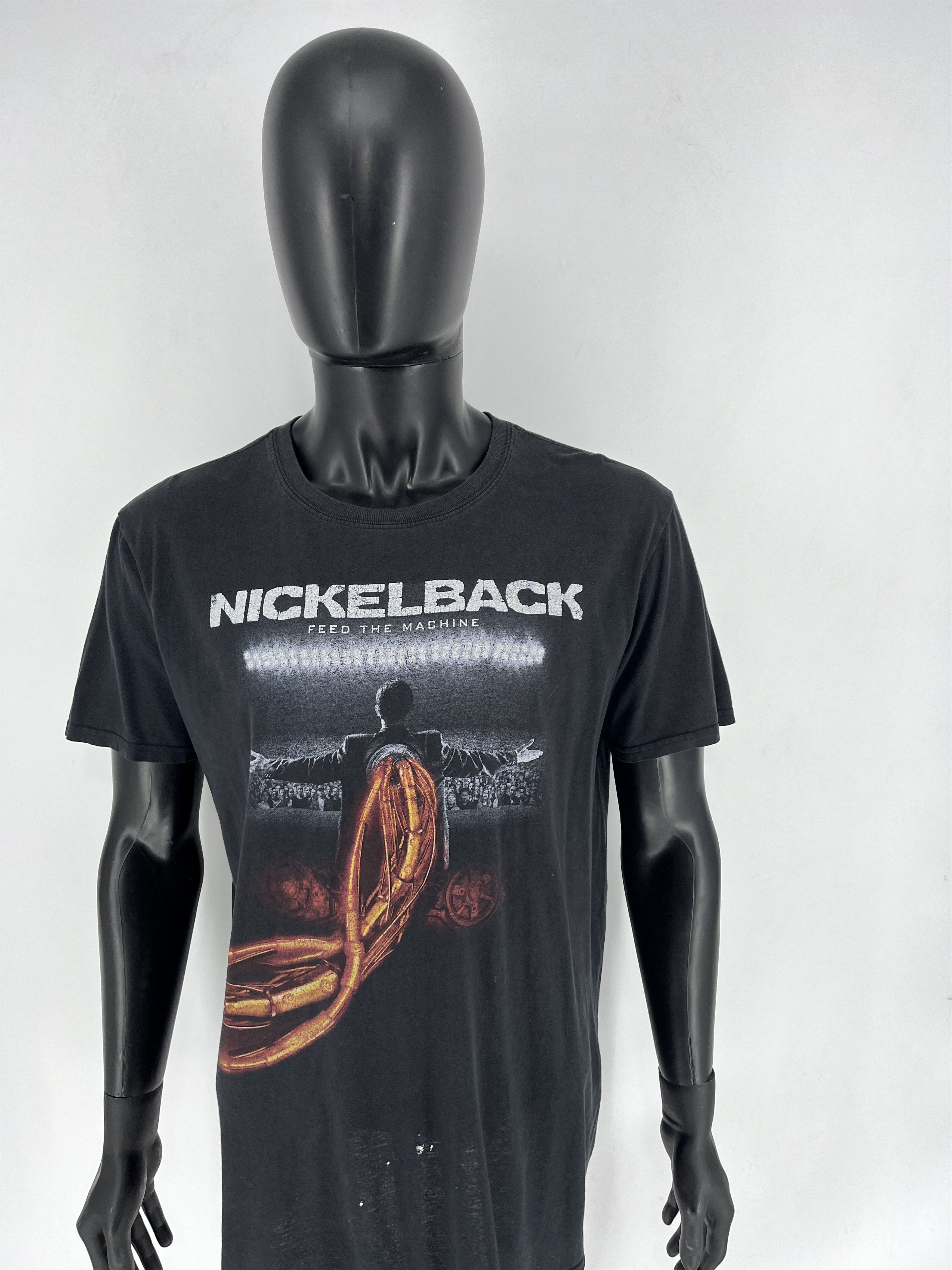 Band Tees × Vintage Nickelback Feed The Machine Tour T-Shirt 2018 Size L Size US L / EU 52-54 / 3 - 6 Thumbnail