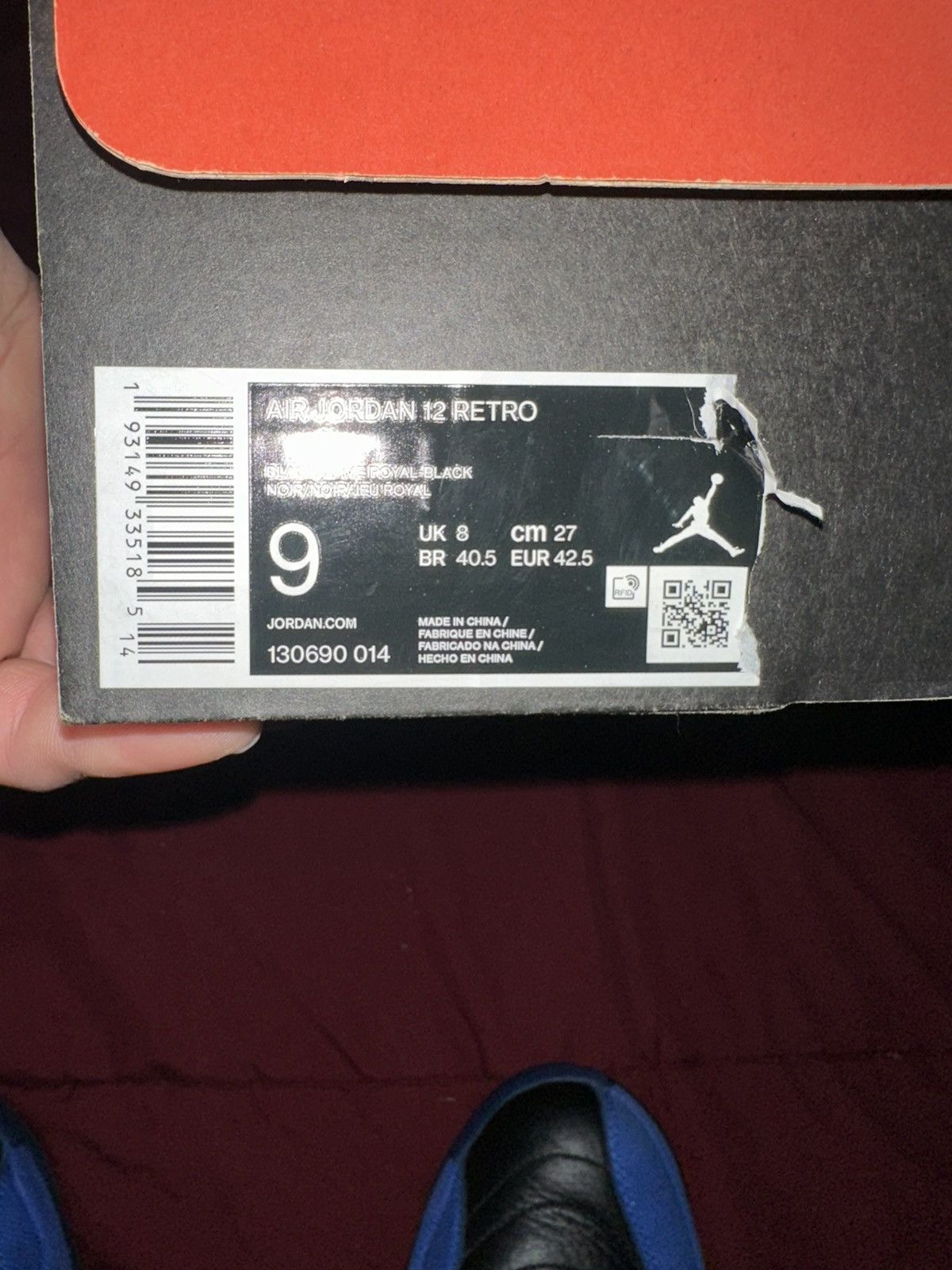 Jordan Brand Jordan 12 game royal Size US 9 / EU 42 - 8 Thumbnail