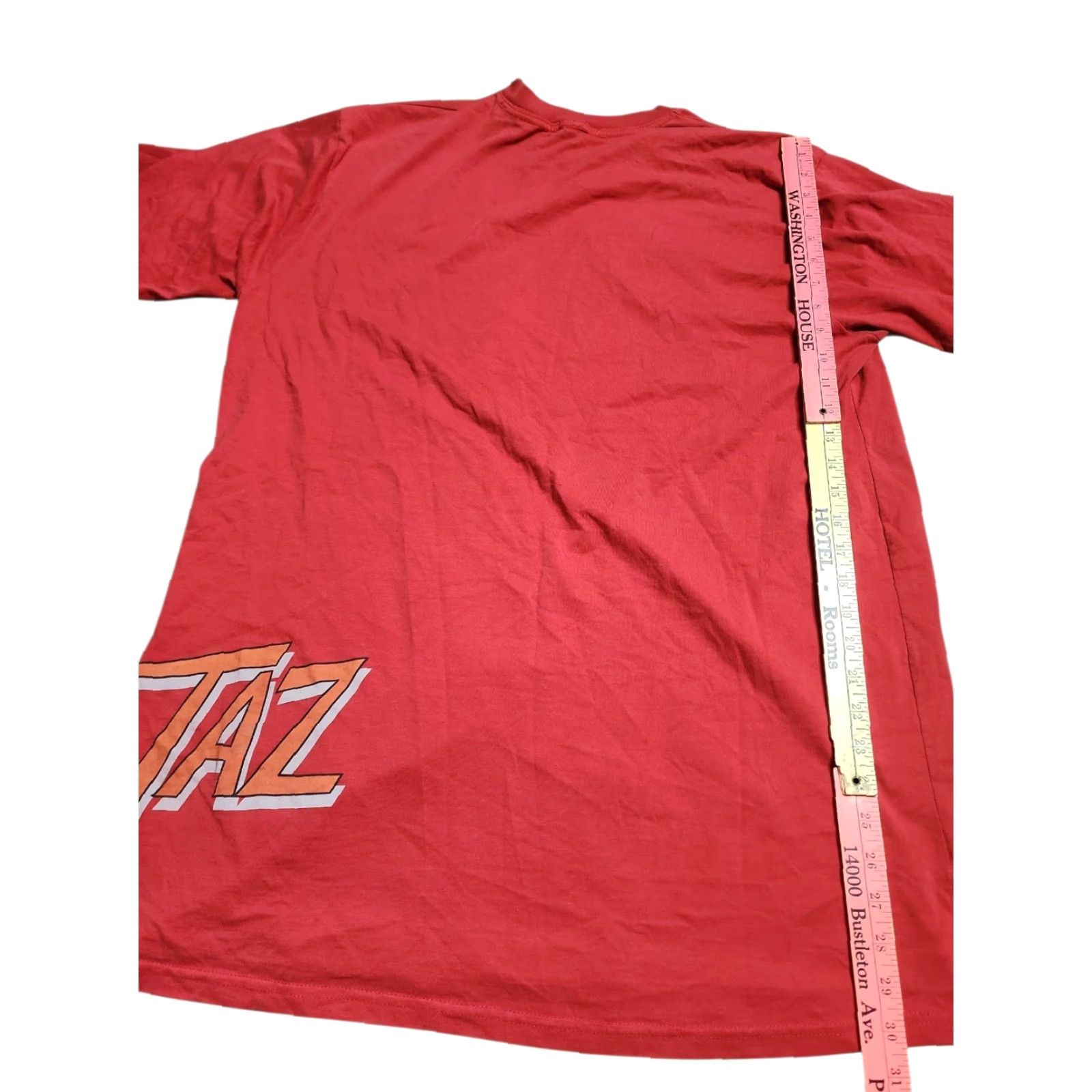 Vintage VINTAGE Iceberg Men’s T-Shirt 3XL Looney Tunes Tasmanian Devil Bugs Bunny Daffy Duck Graphic Red Retro Size US XXL / EU 58 / 5 - 2 Thumbnail