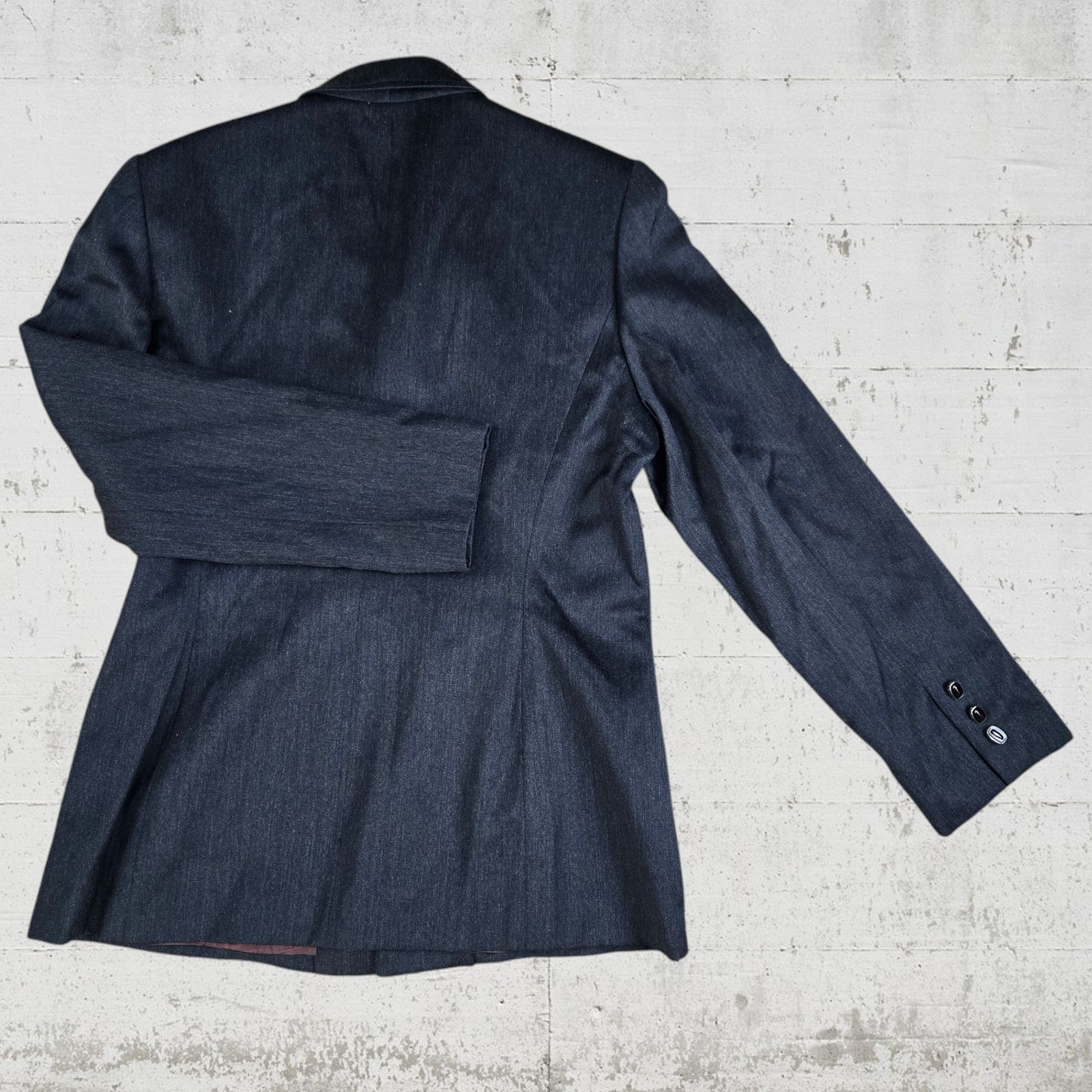 Albert Nipon Albert Nipon 80s Wool Blazer Charcoal Size 10 Size L / US 10 / IT 46 - 12 Thumbnail