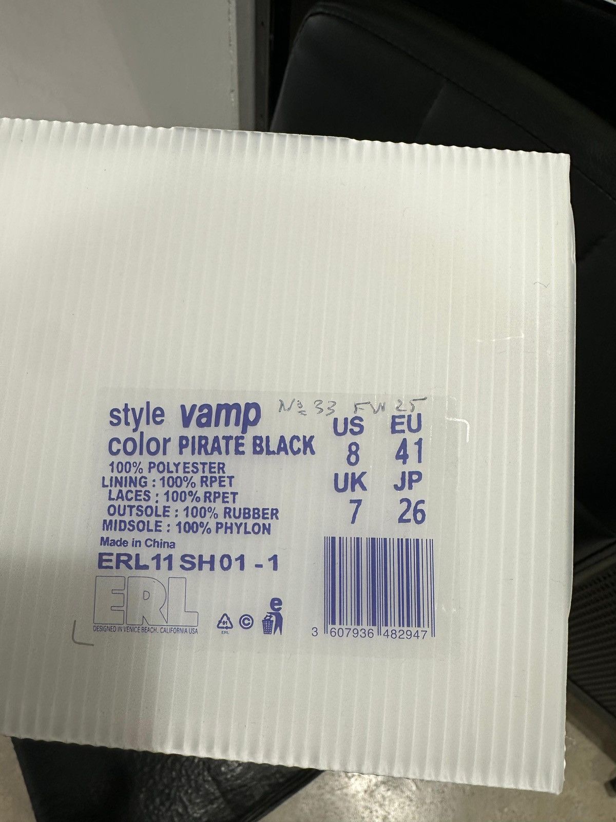 ERL ERL - Vamps Skate Sneaker Black Size US 8 / EU 41 - 6 Thumbnail