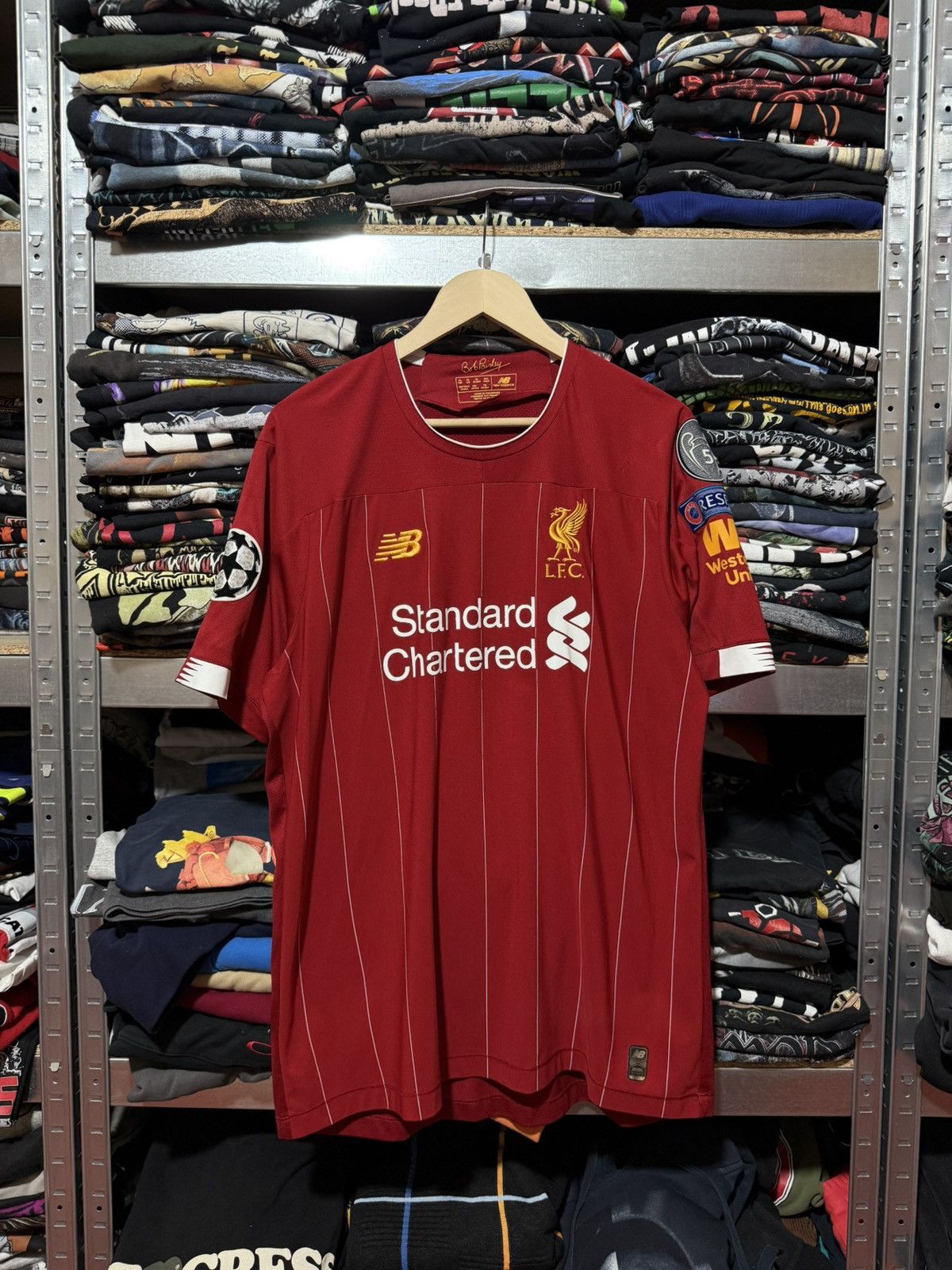 New Balance Rare New Balance FC Liverpool VIRGIL Champions League Jersey Size US XL / EU 56 / 4 - 1 Thumbnail